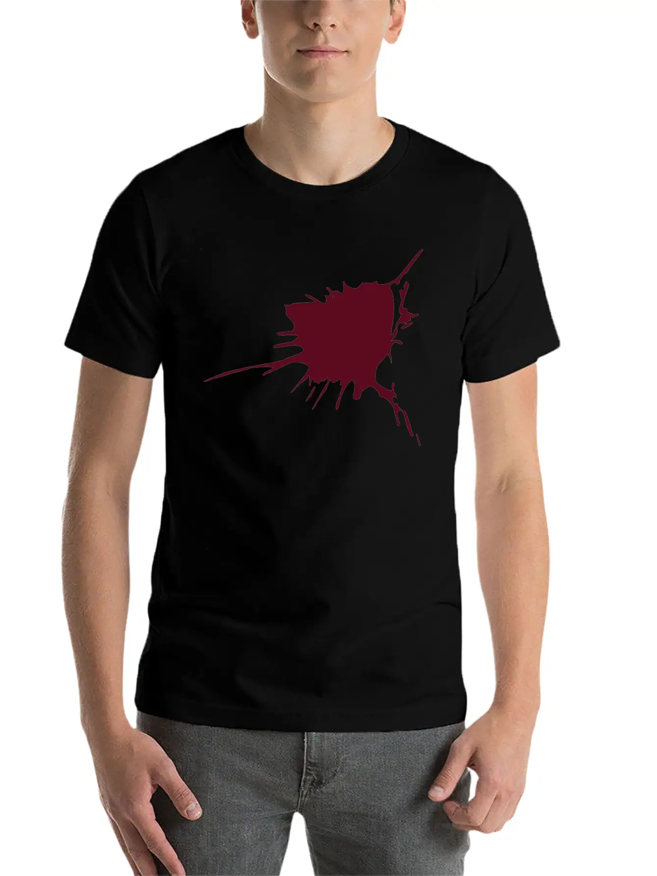 Splotch Unisex Casual T-Shirt – Clean Design For Daily Comfort