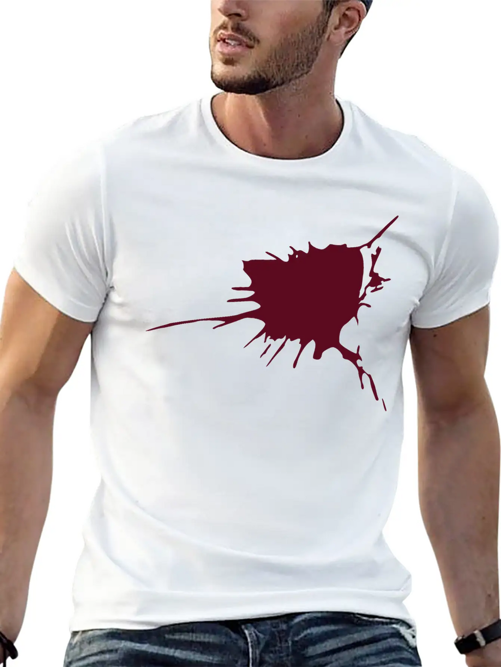 Splotch Unisex Casual T-Shirt – Clean Design For Daily Comfort