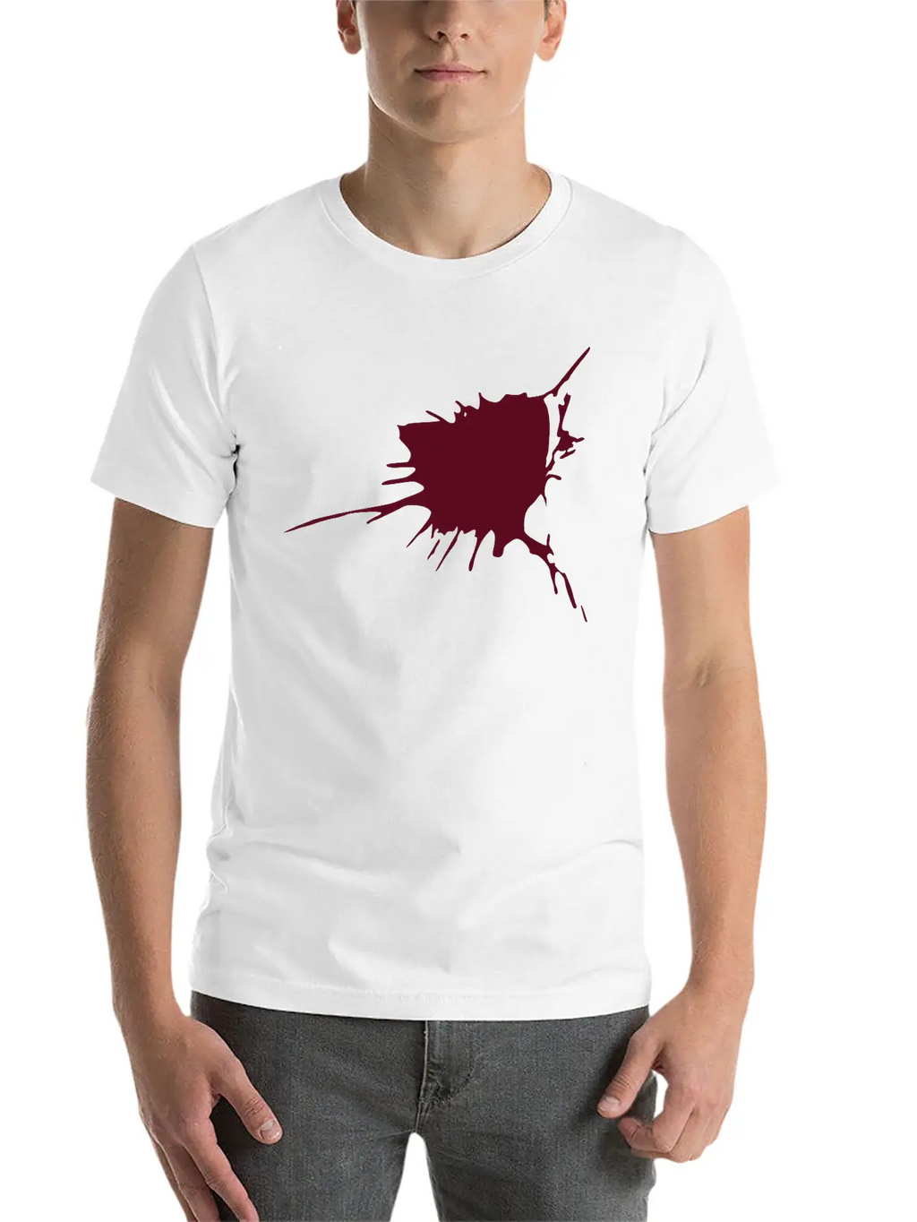 Splotch Unisex Casual T-Shirt – Clean Design For Daily Comfort