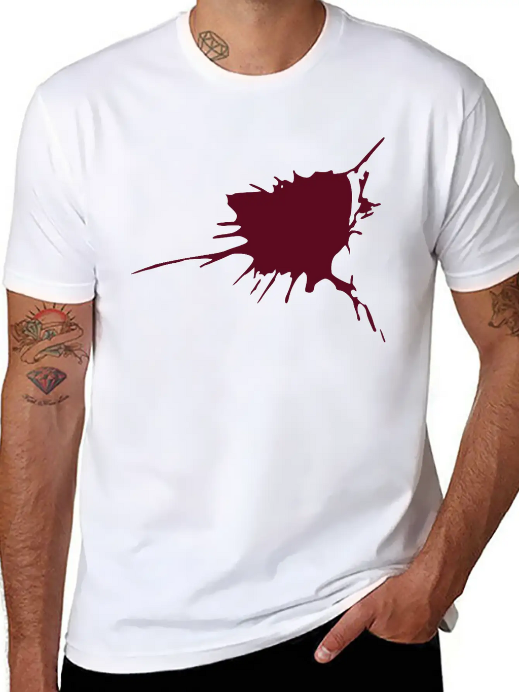 Splotch Unisex Casual T-Shirt – Clean Design For Daily Comfort
