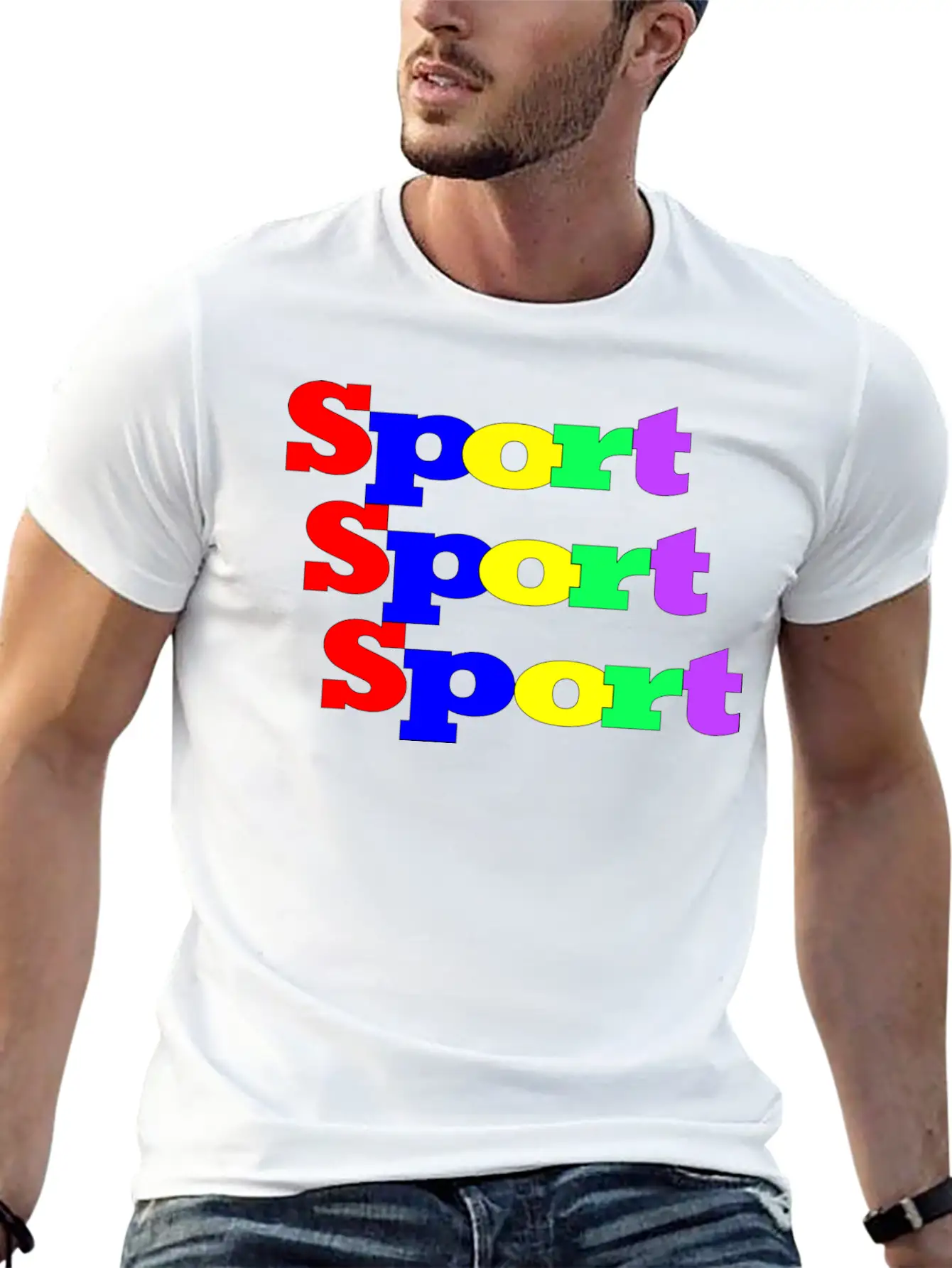 Sport Casual Graphic T-Shirt – Simple And Comfortable Daily Wear