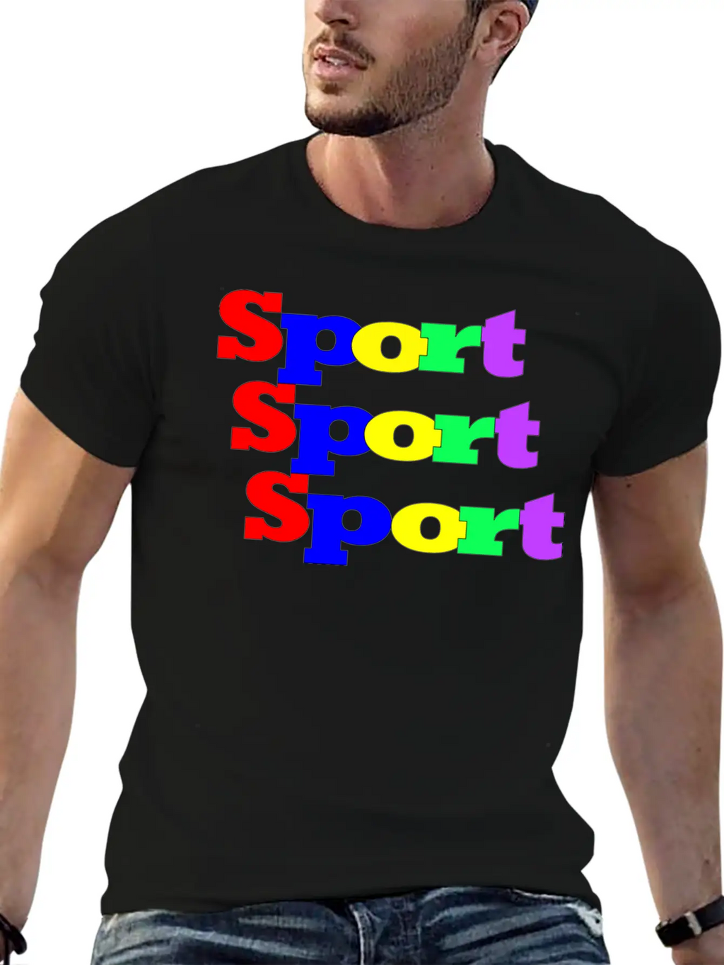 Sport Casual Graphic T-Shirt – Simple And Comfortable Daily Wear