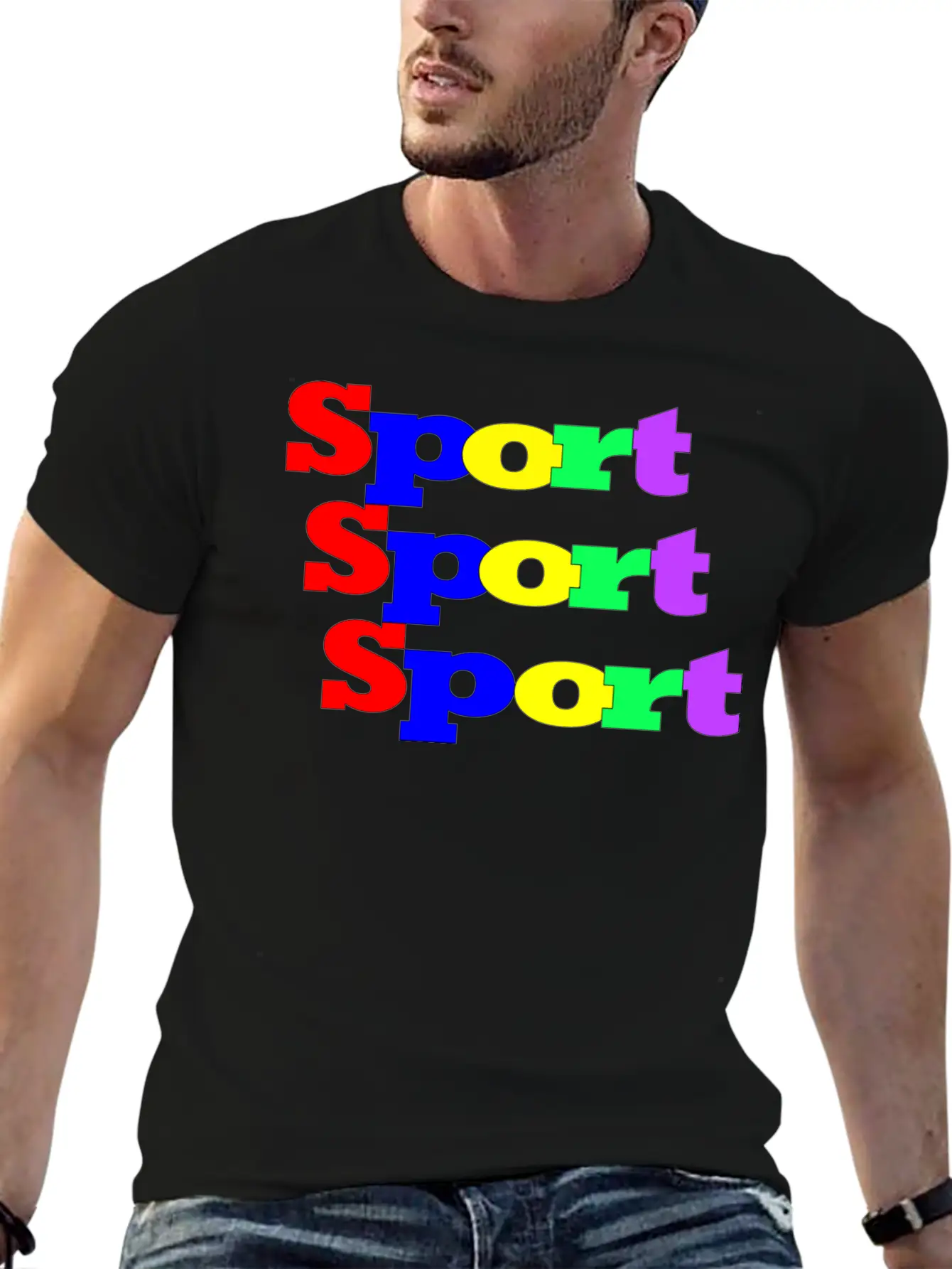 Sport Casual Graphic T-Shirt – Simple And Comfortable Daily Wear