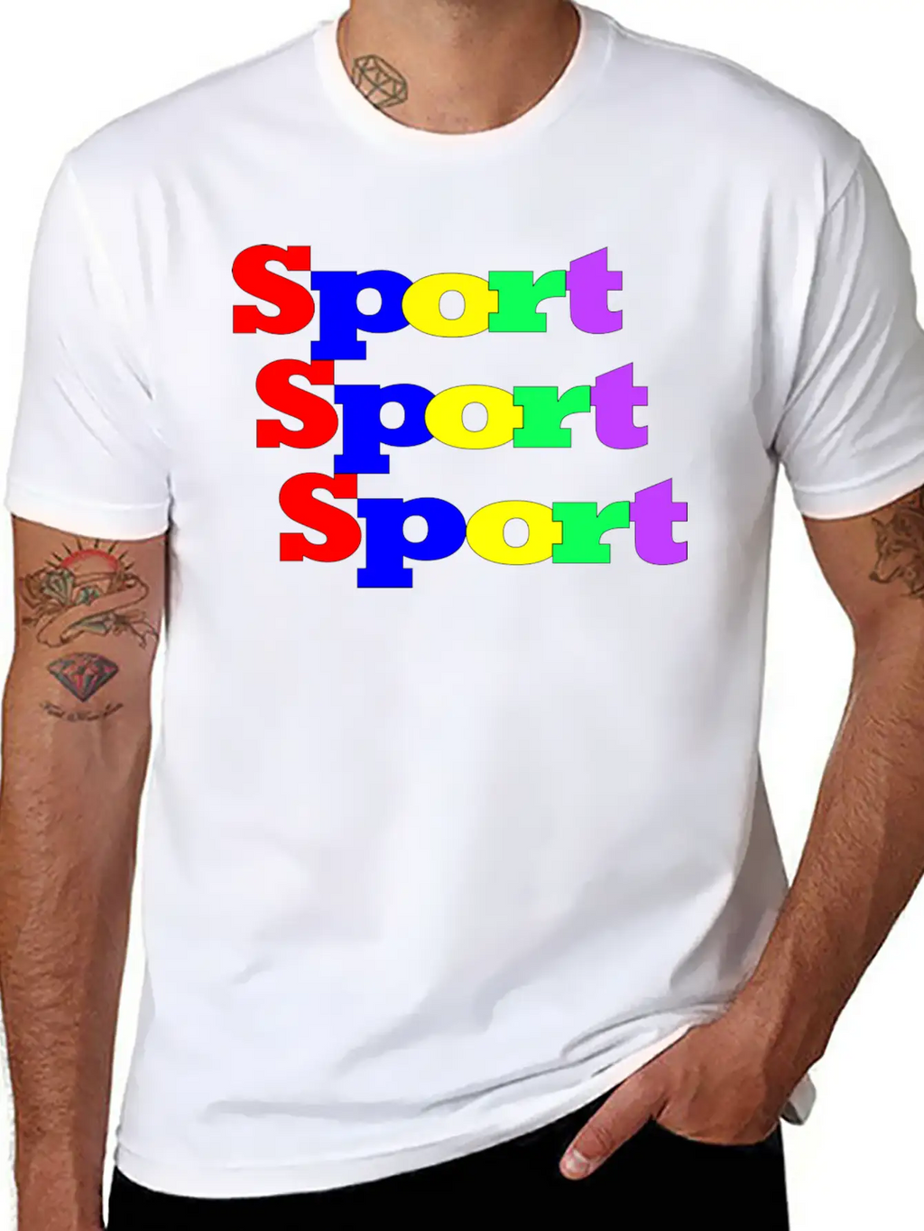 Sport Casual Graphic T-Shirt – Simple And Comfortable Daily Wear
