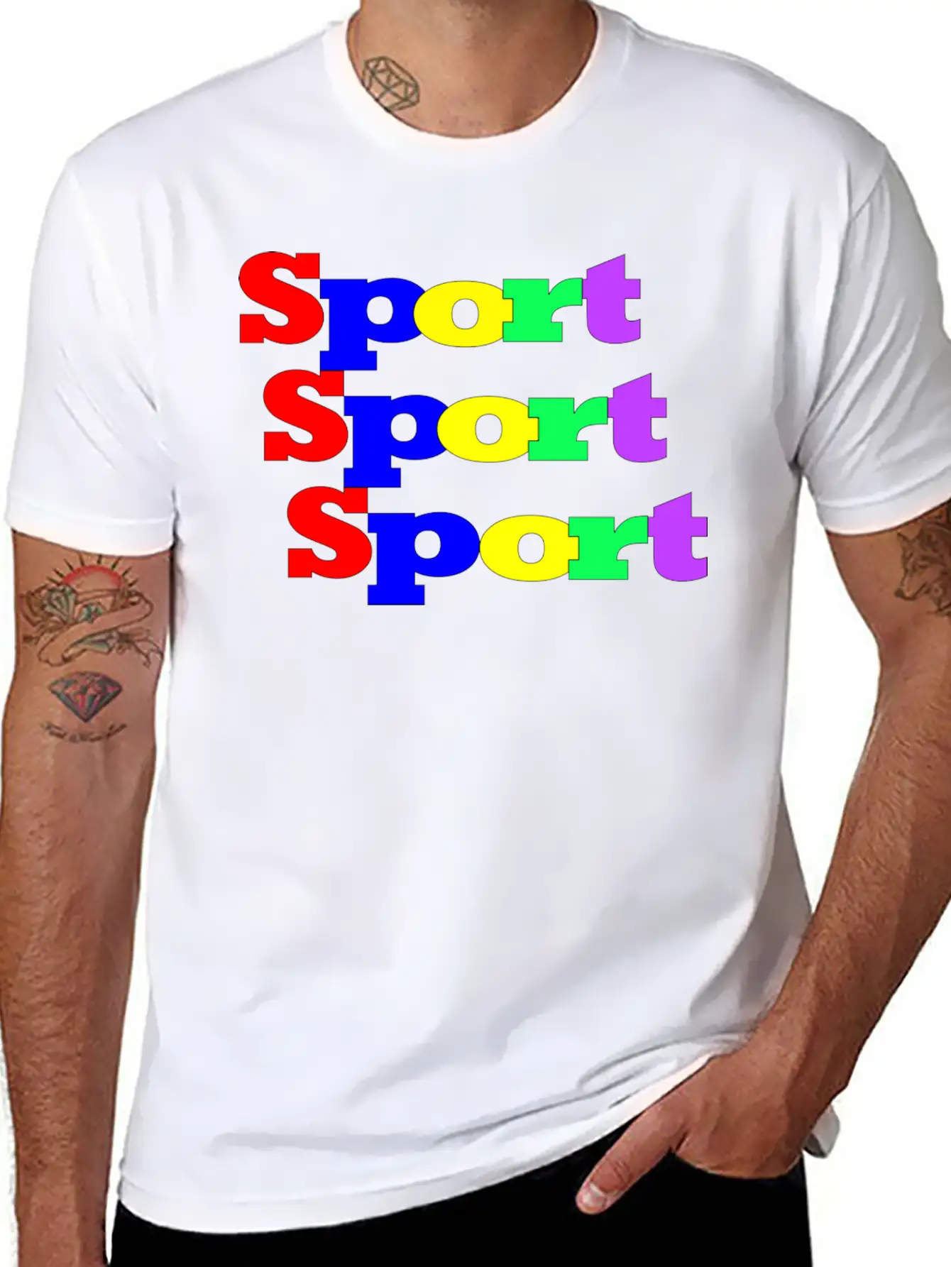 Sport Casual Graphic T-Shirt – Simple And Comfortable Daily Wear