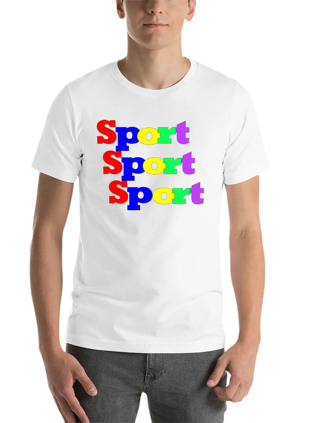 Sport Casual Graphic T-Shirt – Simple And Comfortable Daily Wear