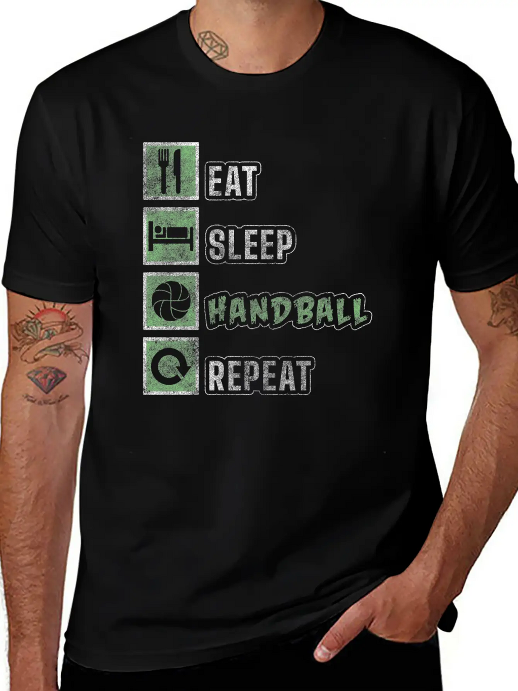 Sport Player Goal Beach Handball Stylish Everyday T-Shirt – Unisex Basic Cotton Tee