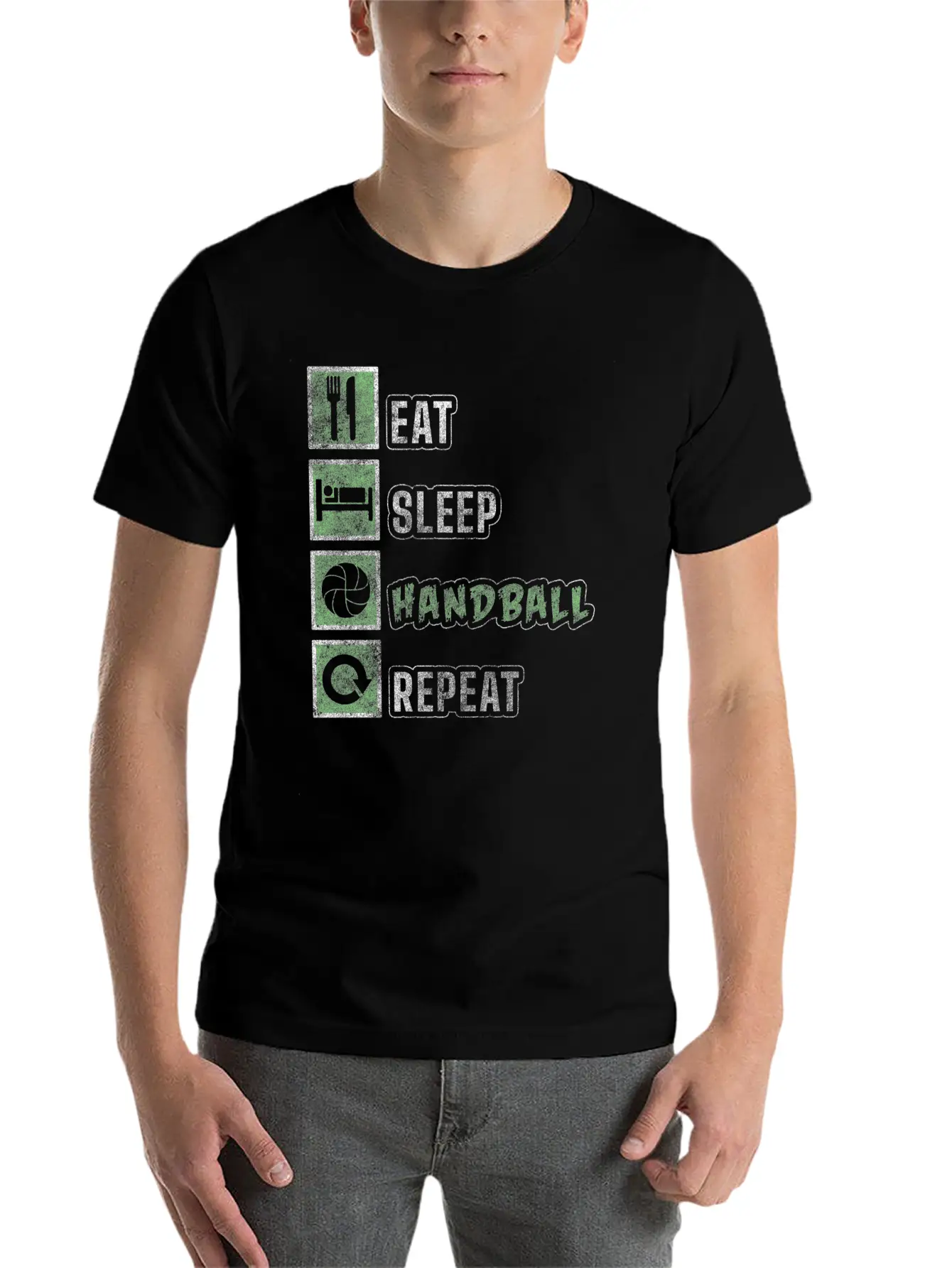 Sport Player Goal Beach Handball Stylish Everyday T-Shirt – Unisex Basic Cotton Tee