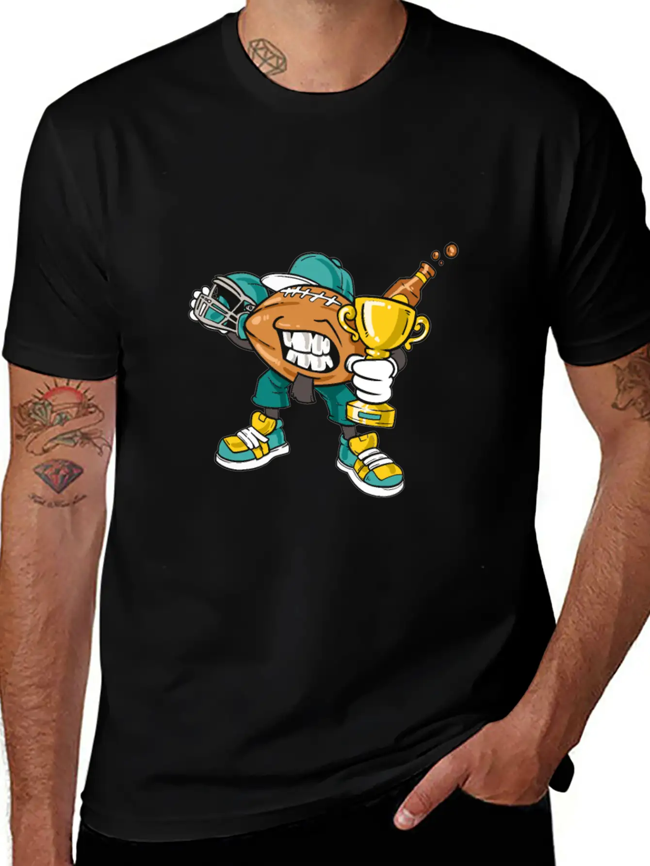 Sport Victory Party Casual Graphic T-Shirt – Simple And Comfortable Daily Wear