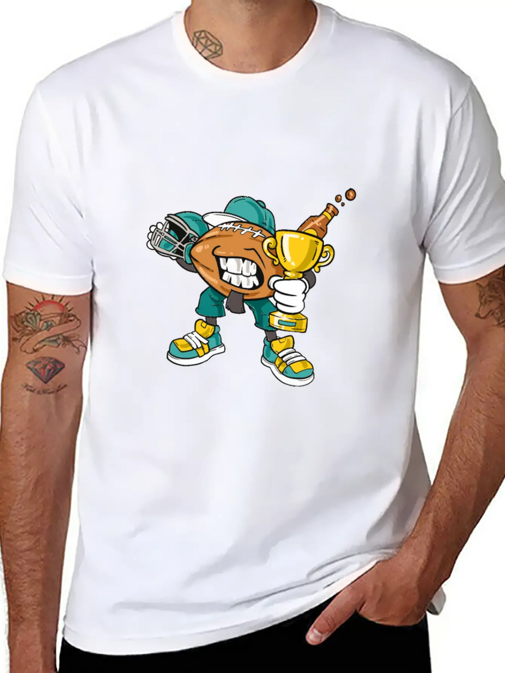 Sport Victory Party Casual Graphic T-Shirt – Simple And Comfortable Daily Wear