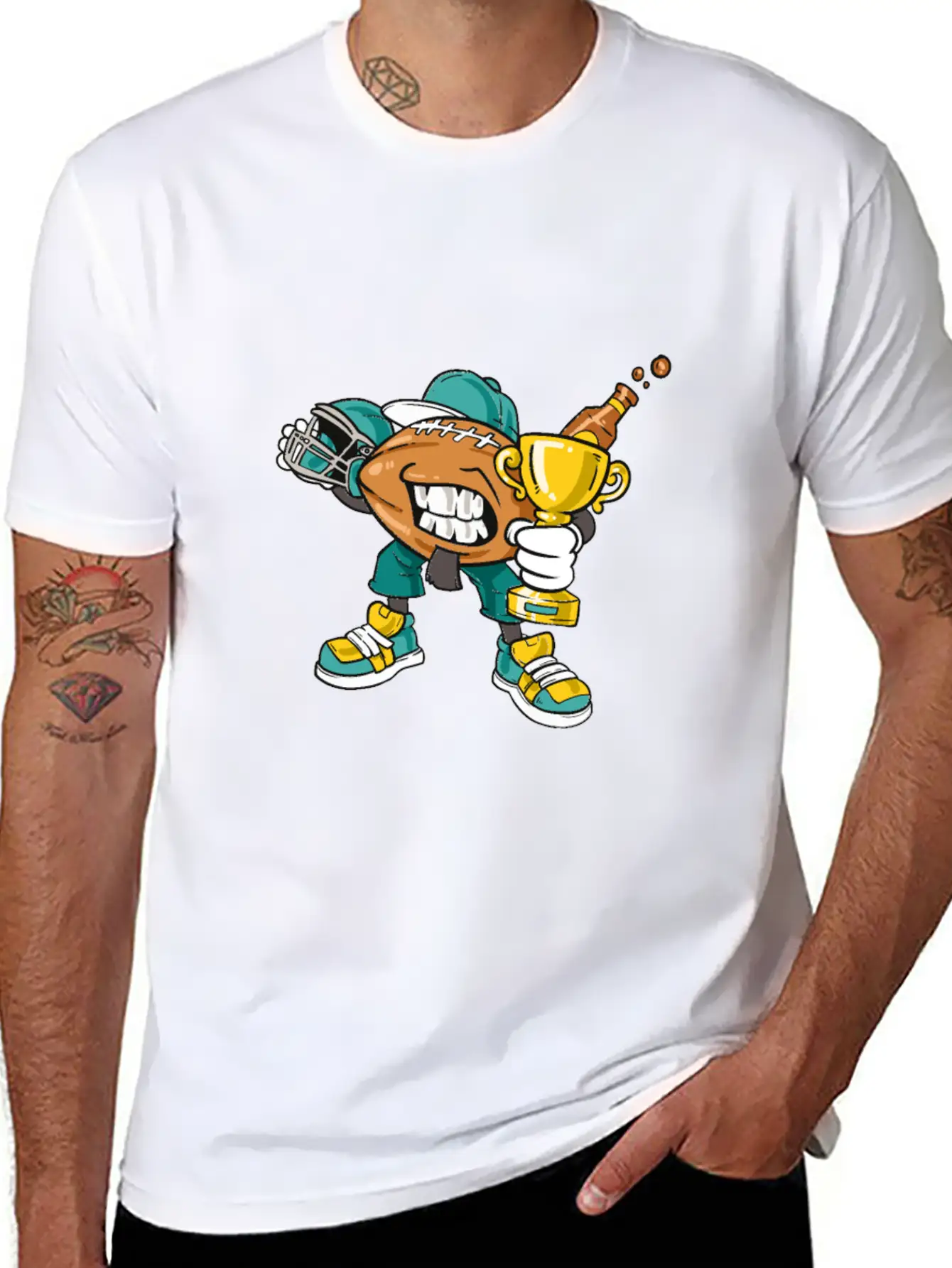 Sport Victory Party Casual Graphic T-Shirt – Simple And Comfortable Daily Wear