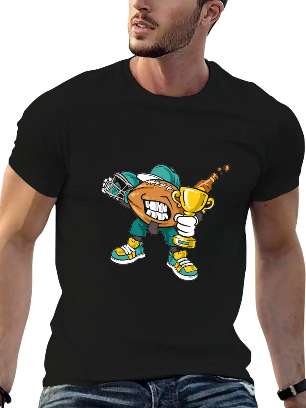 Sport Victory Party Casual Graphic T-Shirt – Simple And Comfortable Daily Wear