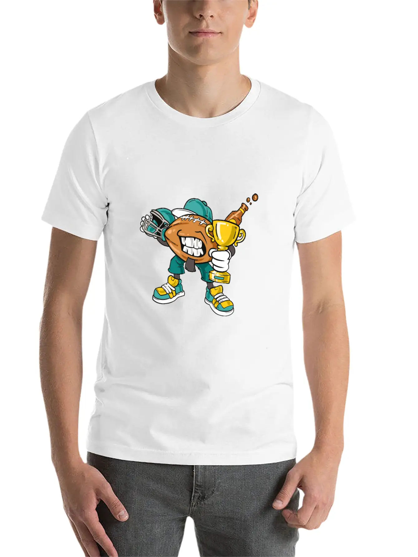 Sport Victory Party Casual Graphic T-Shirt – Simple And Comfortable Daily Wear
