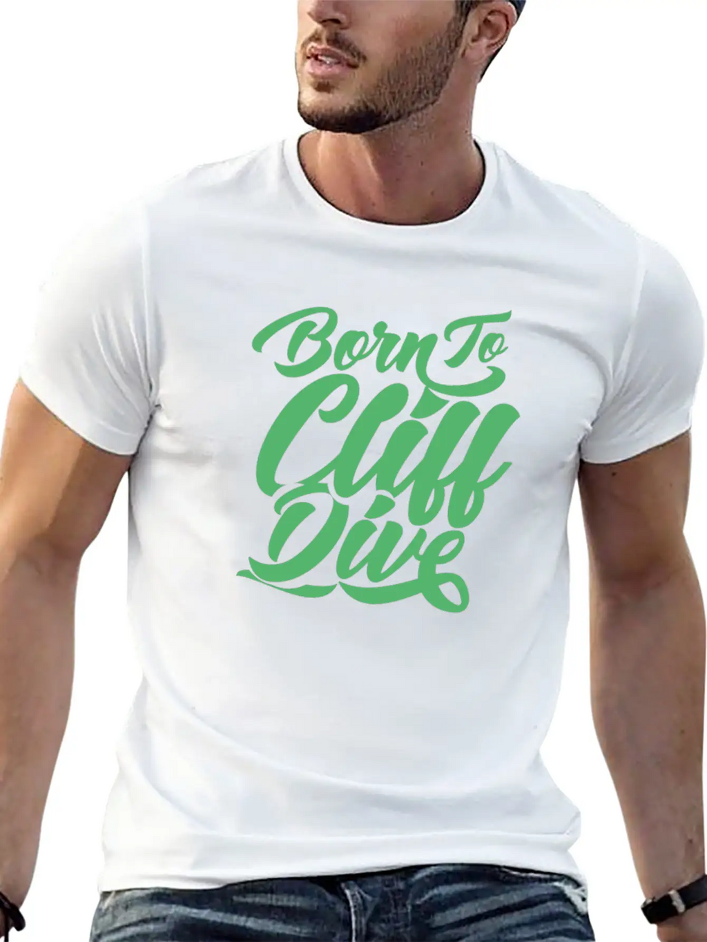 Sports Hobby Jump Cliffs Cliff Diving Cliff Diver Unisex Casual T-Shirt – Clean Design For Daily Comfort