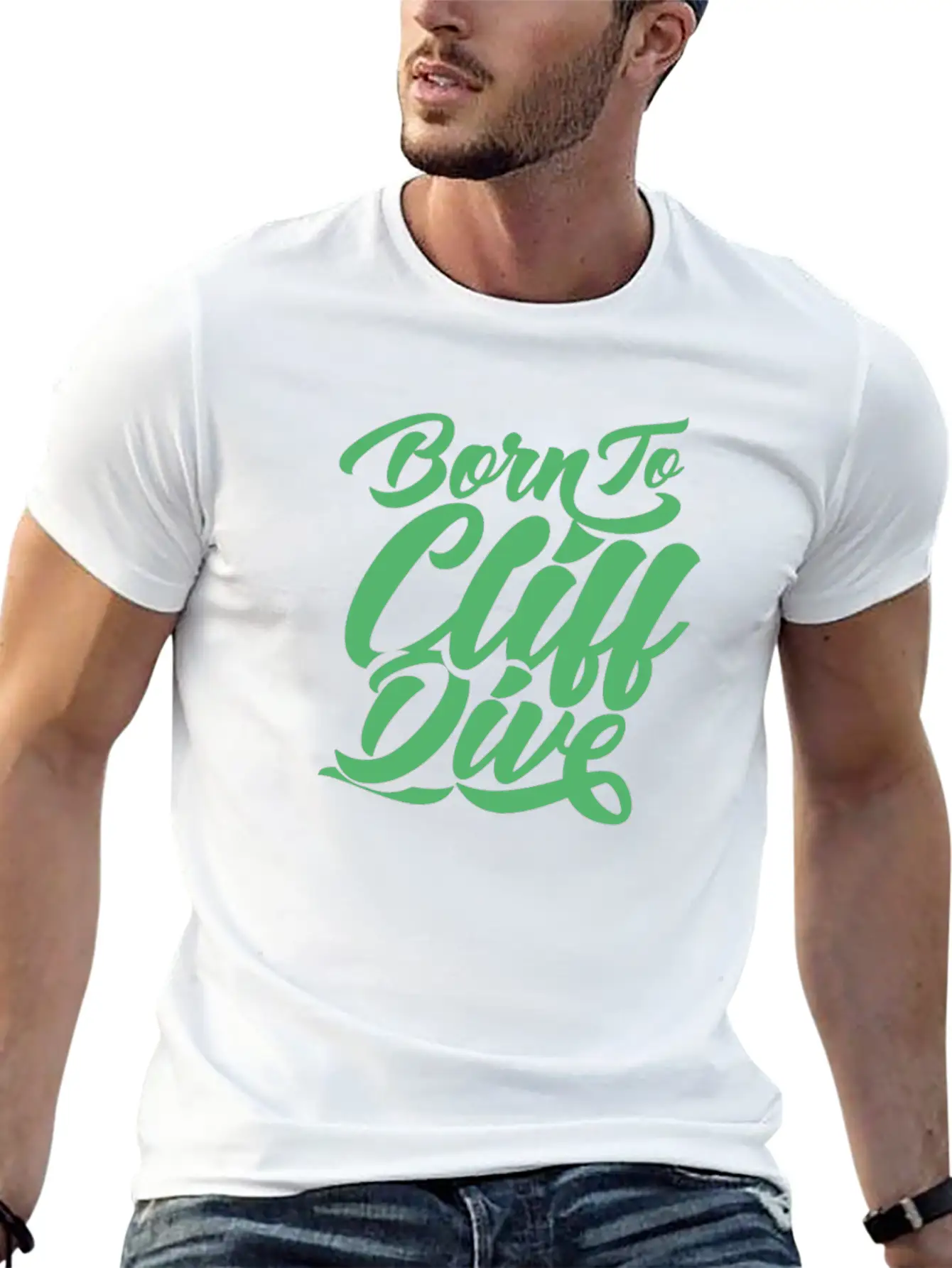 Sports Hobby Jump Cliffs Cliff Diving Cliff Diver Unisex Casual T-Shirt – Clean Design For Daily Comfort