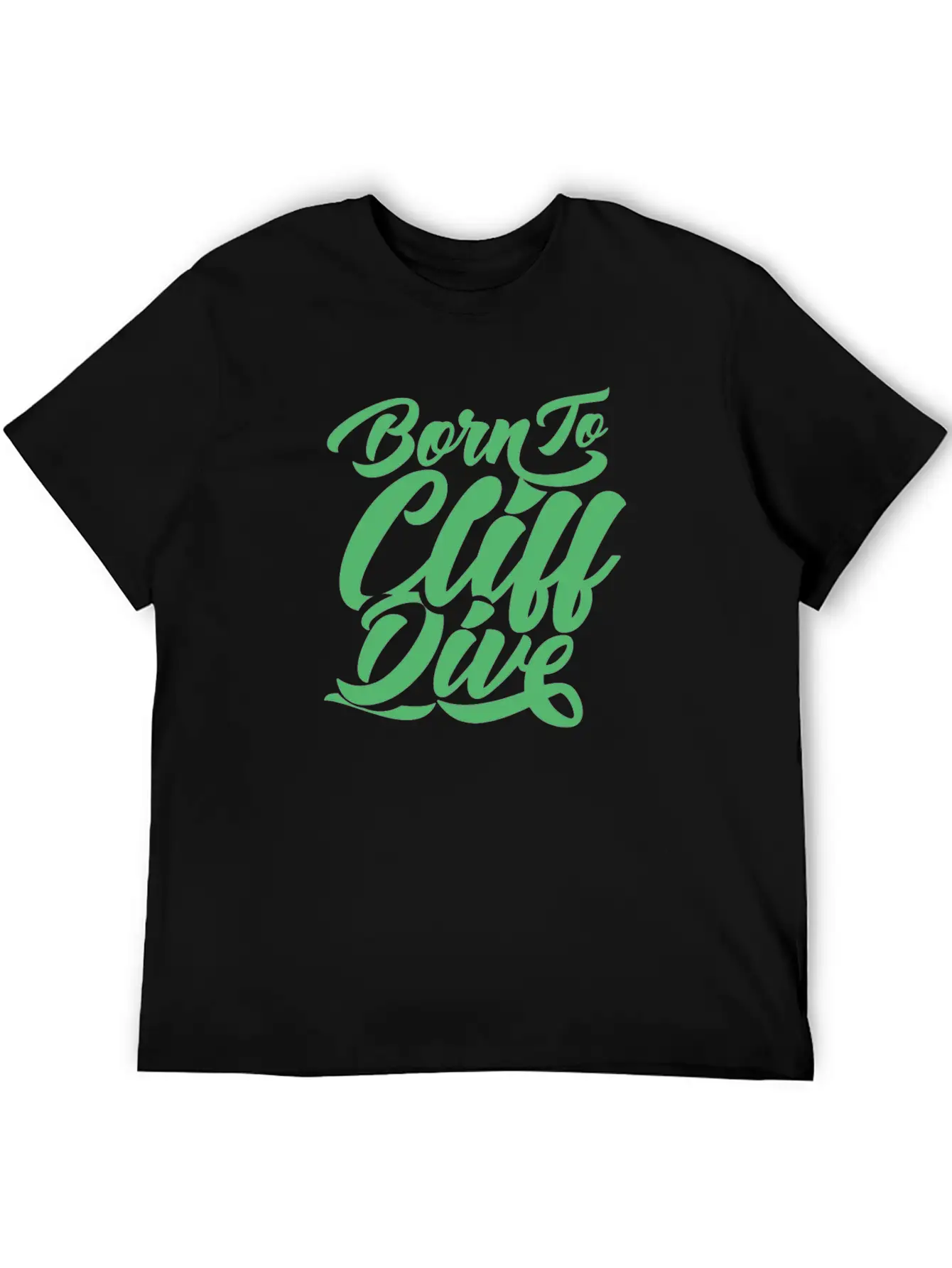 Sports Hobby Jump Cliffs Cliff Diving Cliff Diver Unisex Casual T-Shirt – Clean Design For Daily Comfort