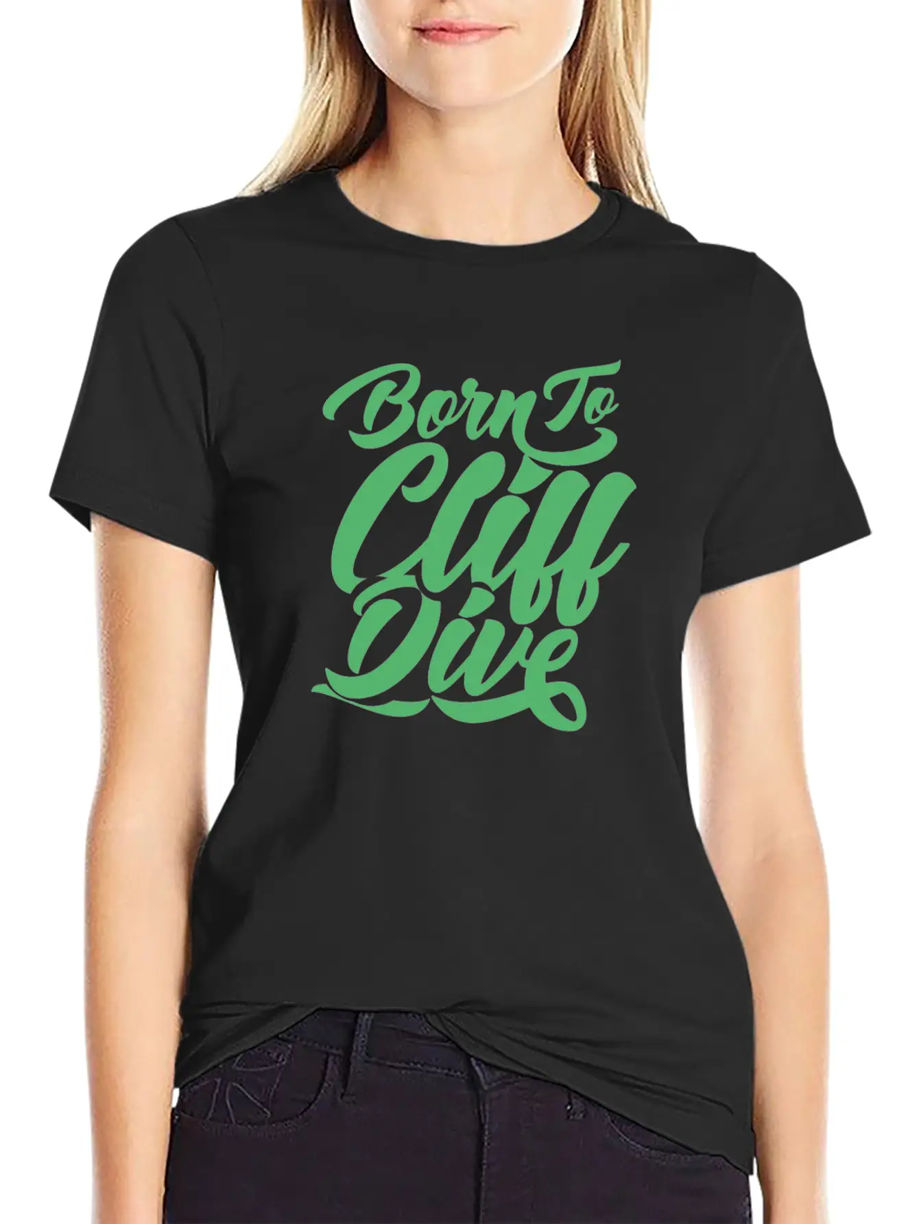 Sports Hobby Jump Cliffs Cliff Diving Cliff Diver Unisex Casual T-Shirt – Clean Design For Daily Comfort