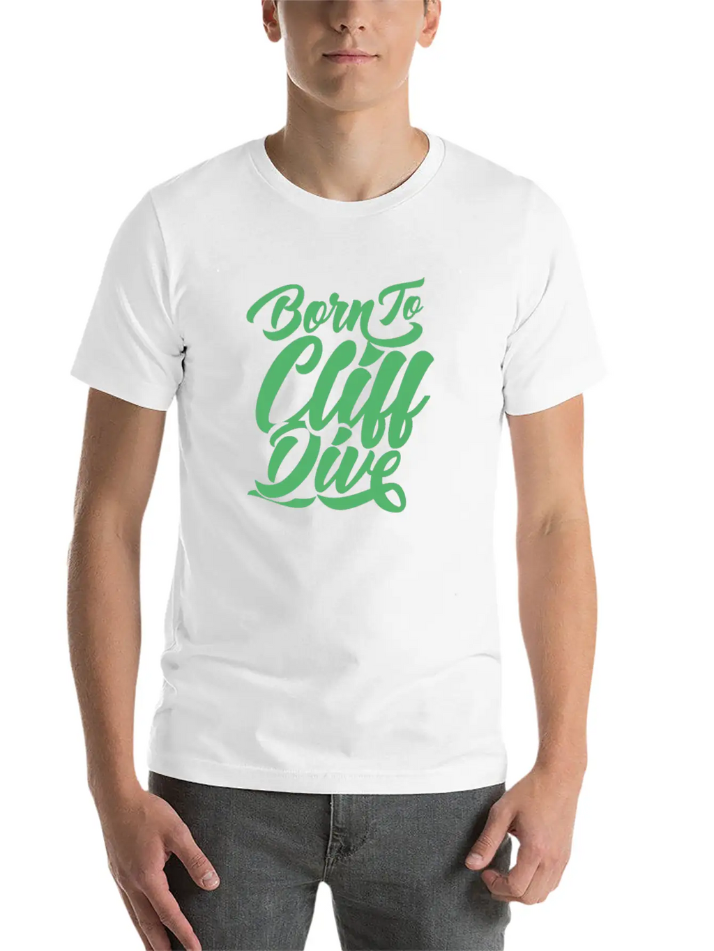 Sports Hobby Jump Cliffs Cliff Diving Cliff Diver Unisex Casual T-Shirt – Clean Design For Daily Comfort