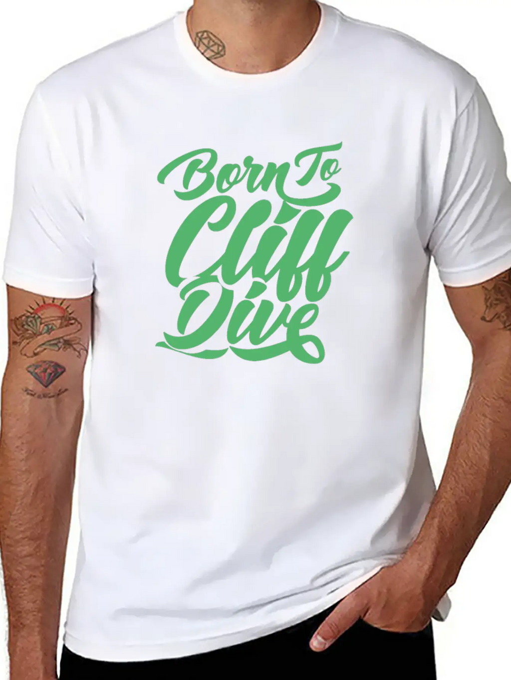 Sports Hobby Jump Cliffs Cliff Diving Cliff Diver Unisex Casual T-Shirt – Clean Design For Daily Comfort