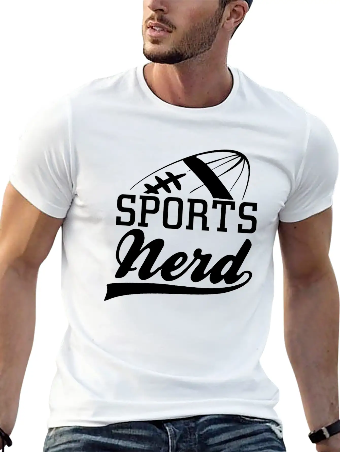 Sports Nerd Unisex Casual T-Shirt – Clean Design For Daily Comfort