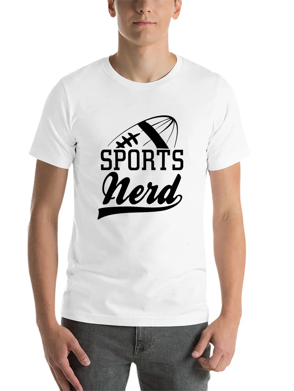Sports Nerd Unisex Casual T-Shirt – Clean Design For Daily Comfort