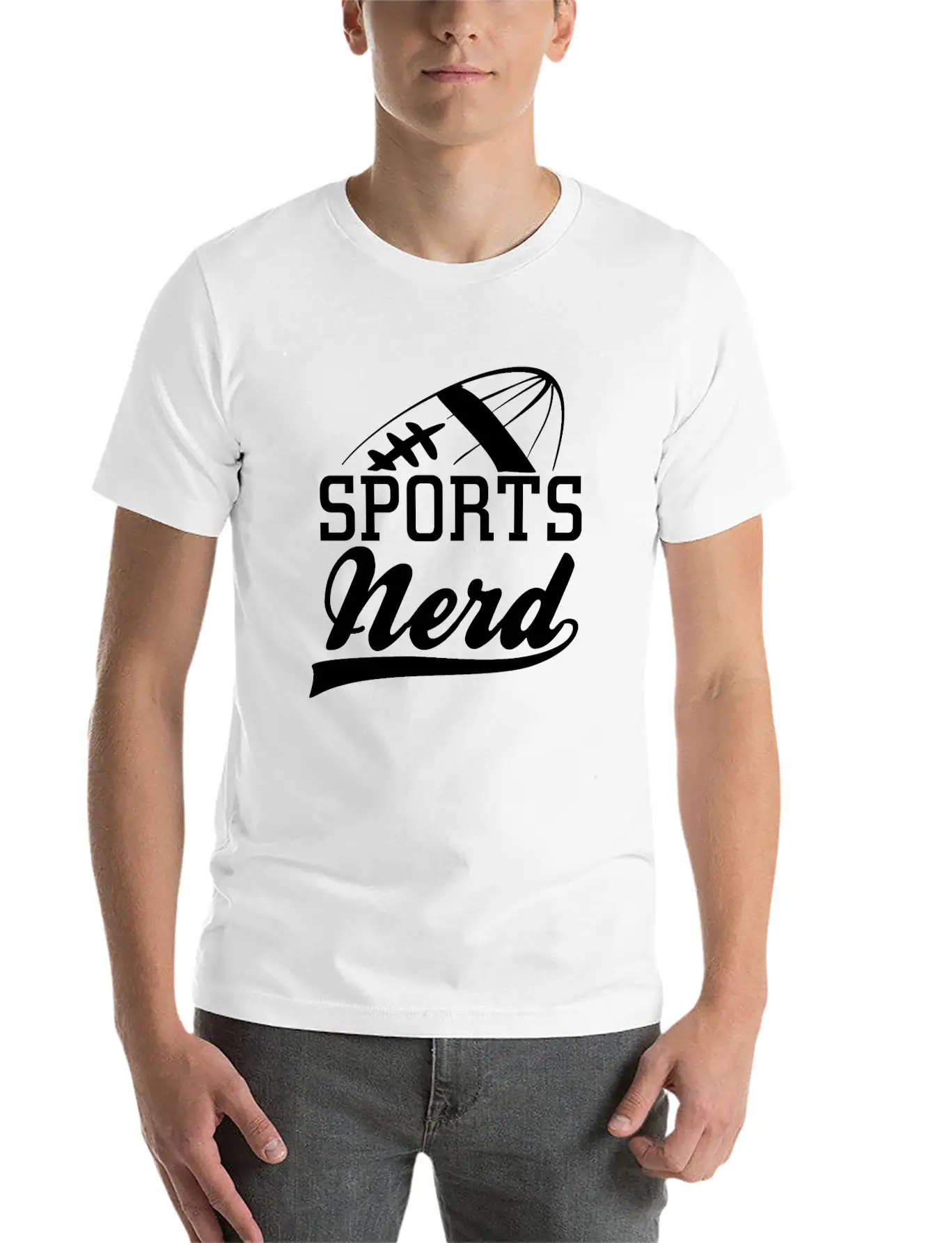 Sports Nerd Unisex Casual T-Shirt – Clean Design For Daily Comfort