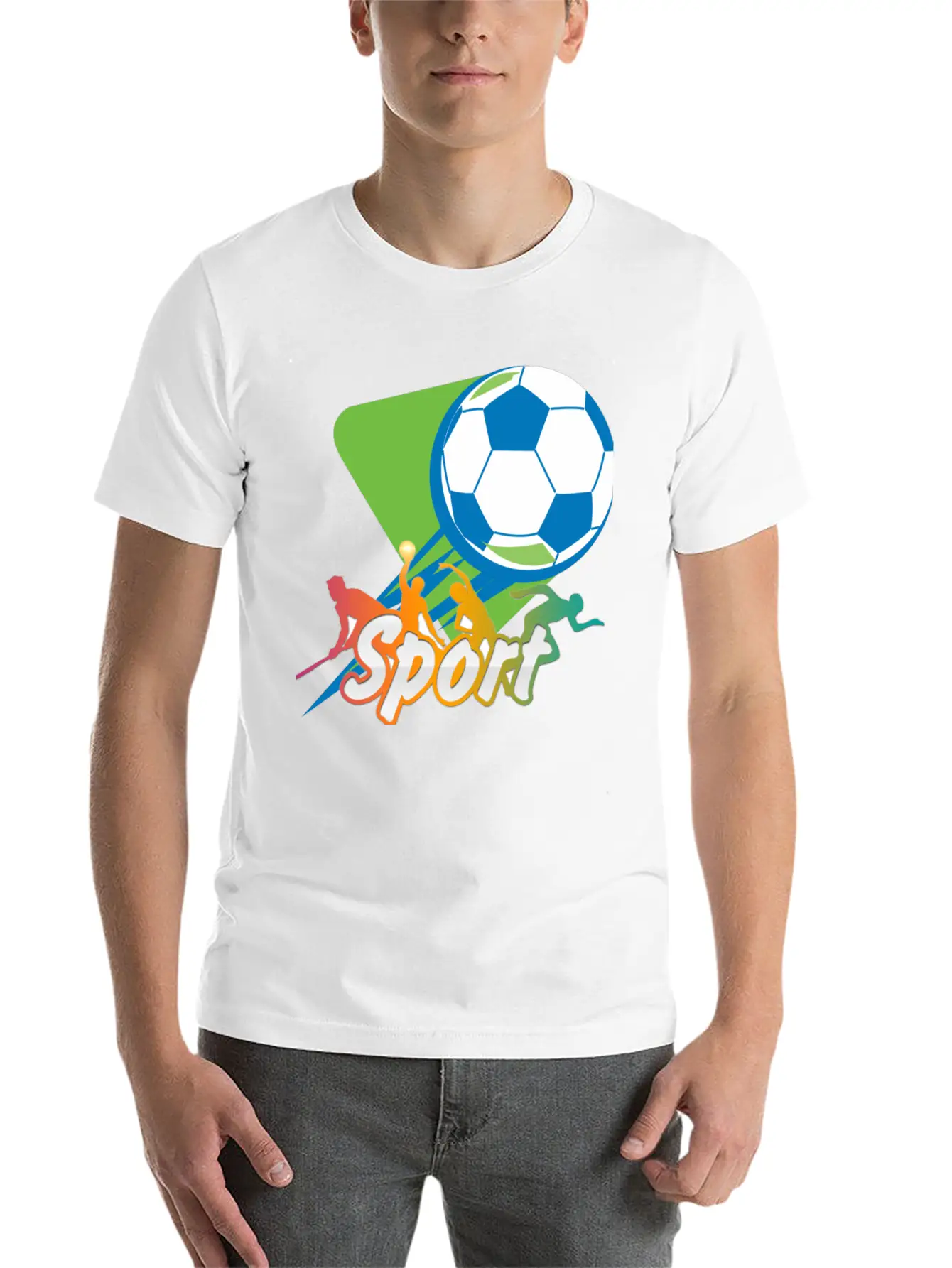 Sports Tshirt Unisex Casual T-Shirt – Clean Design For Daily Comfort