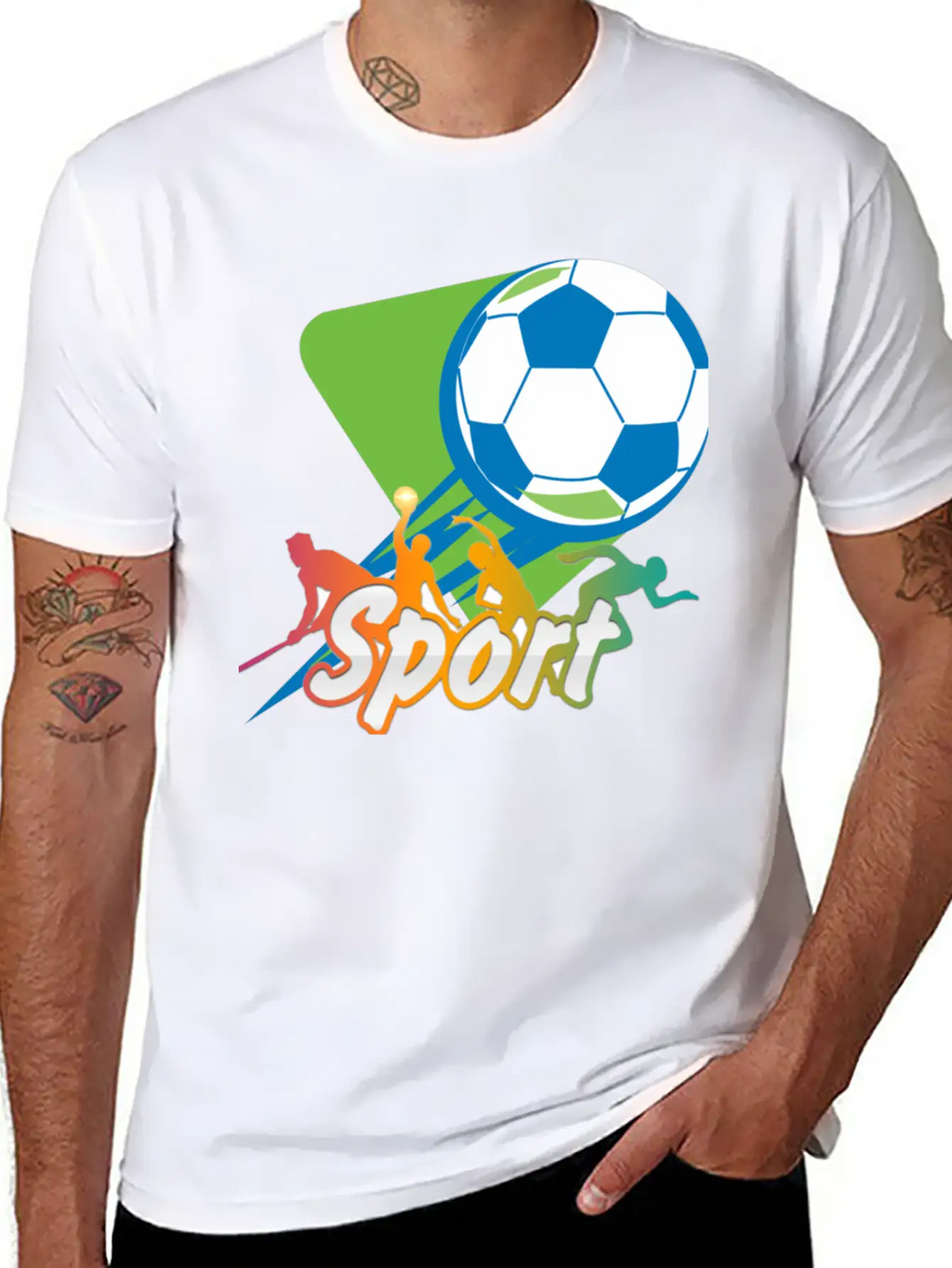 Sports Tshirt Unisex Casual T-Shirt – Clean Design For Daily Comfort