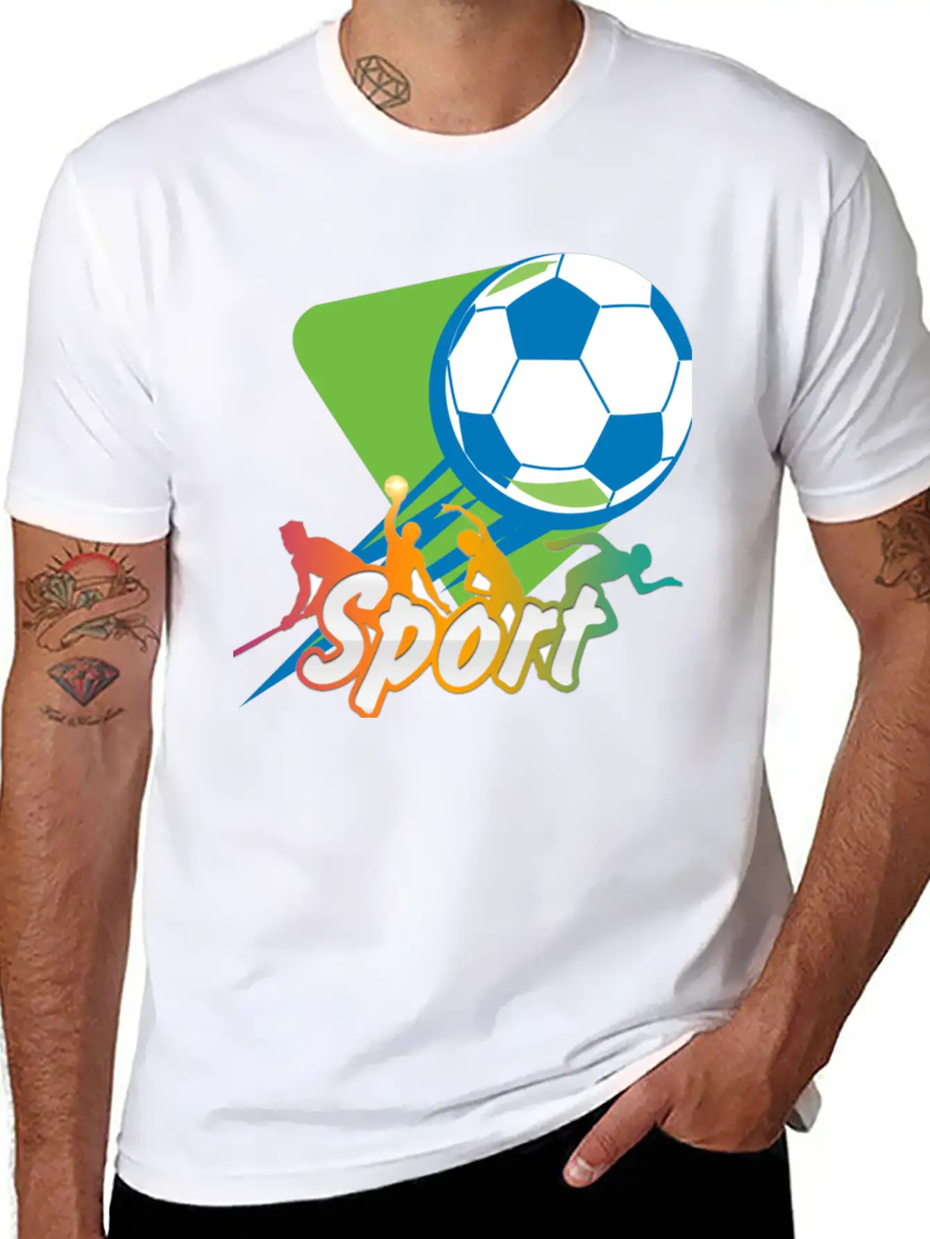Sports Tshirt Unisex Casual T-Shirt – Clean Design For Daily Comfort