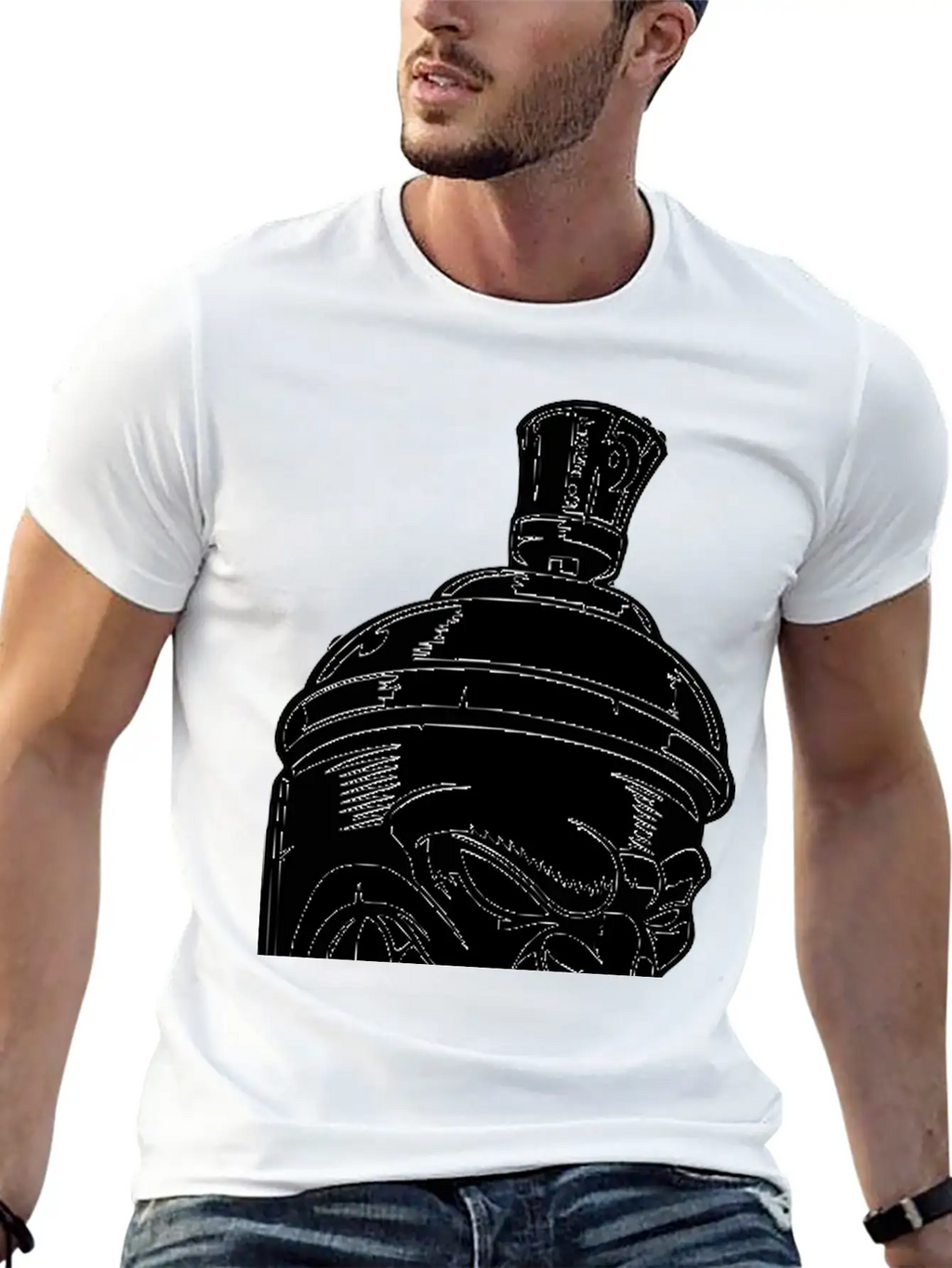 Spray Can Unisex Short Sleeve Soft Cotton T-Shirt – Casual Everyday Wear