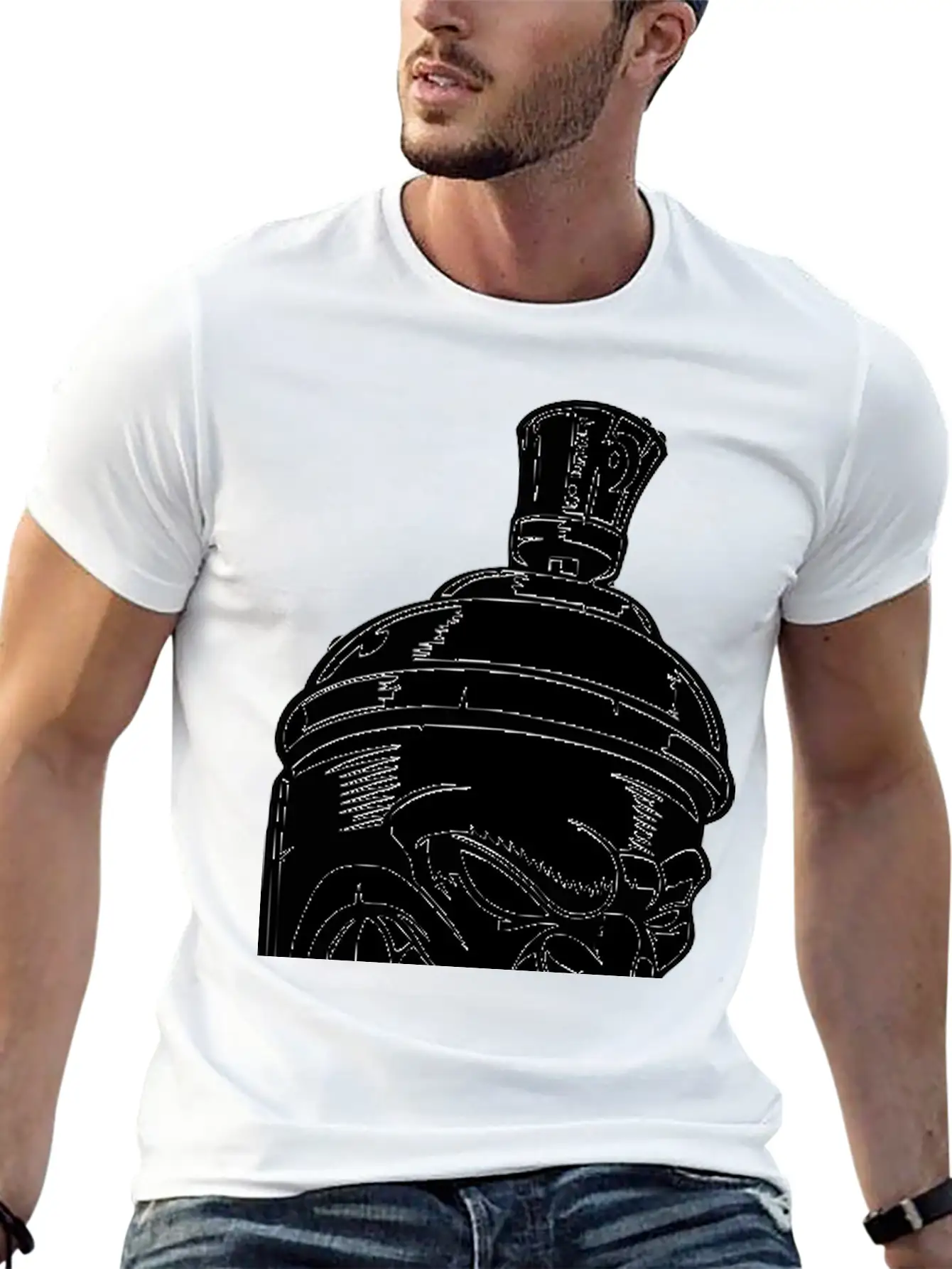 Spray Can Unisex Short Sleeve Soft Cotton T-Shirt – Casual Everyday Wear