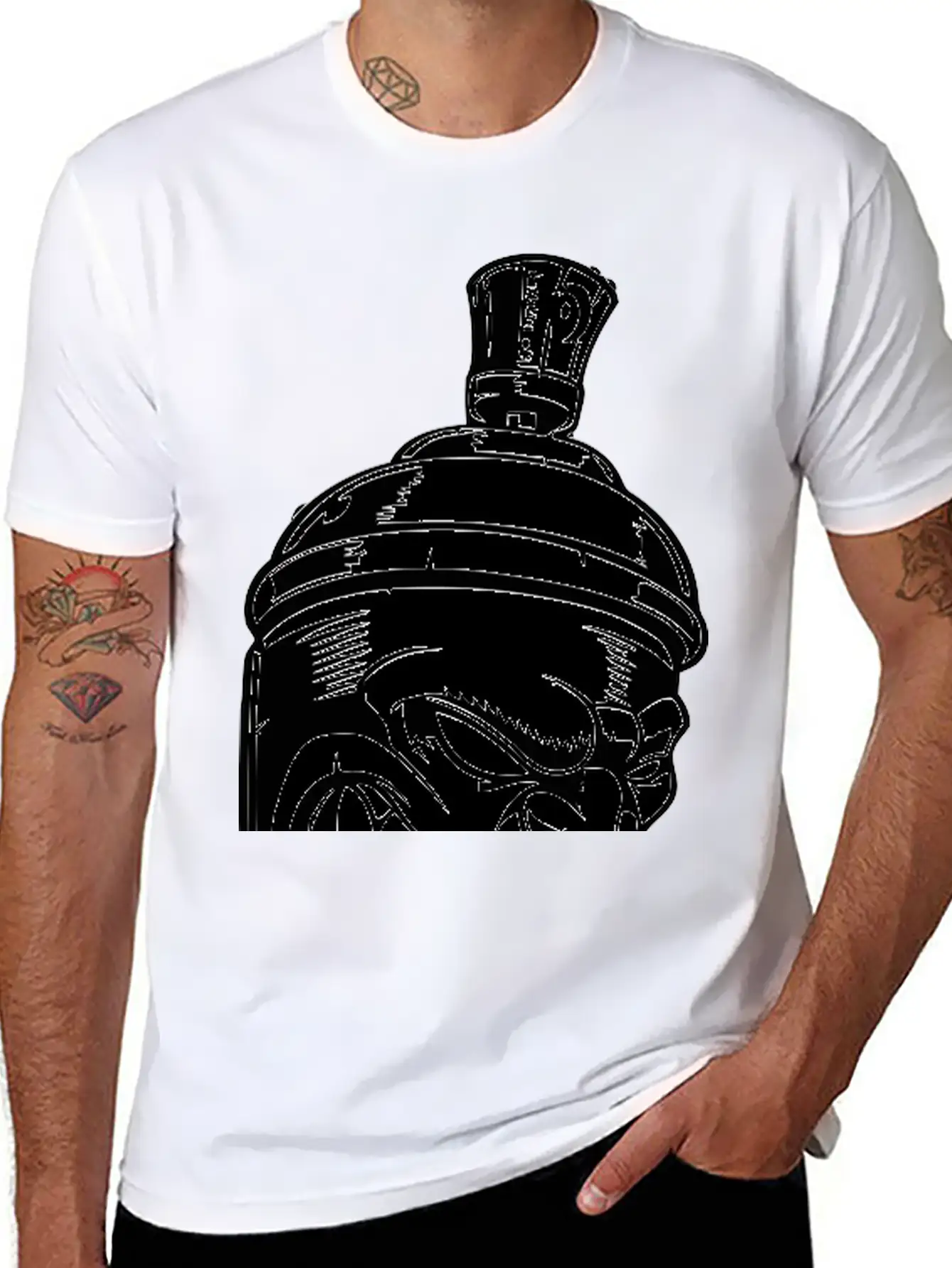Spray Can Unisex Short Sleeve Soft Cotton T-Shirt – Casual Everyday Wear