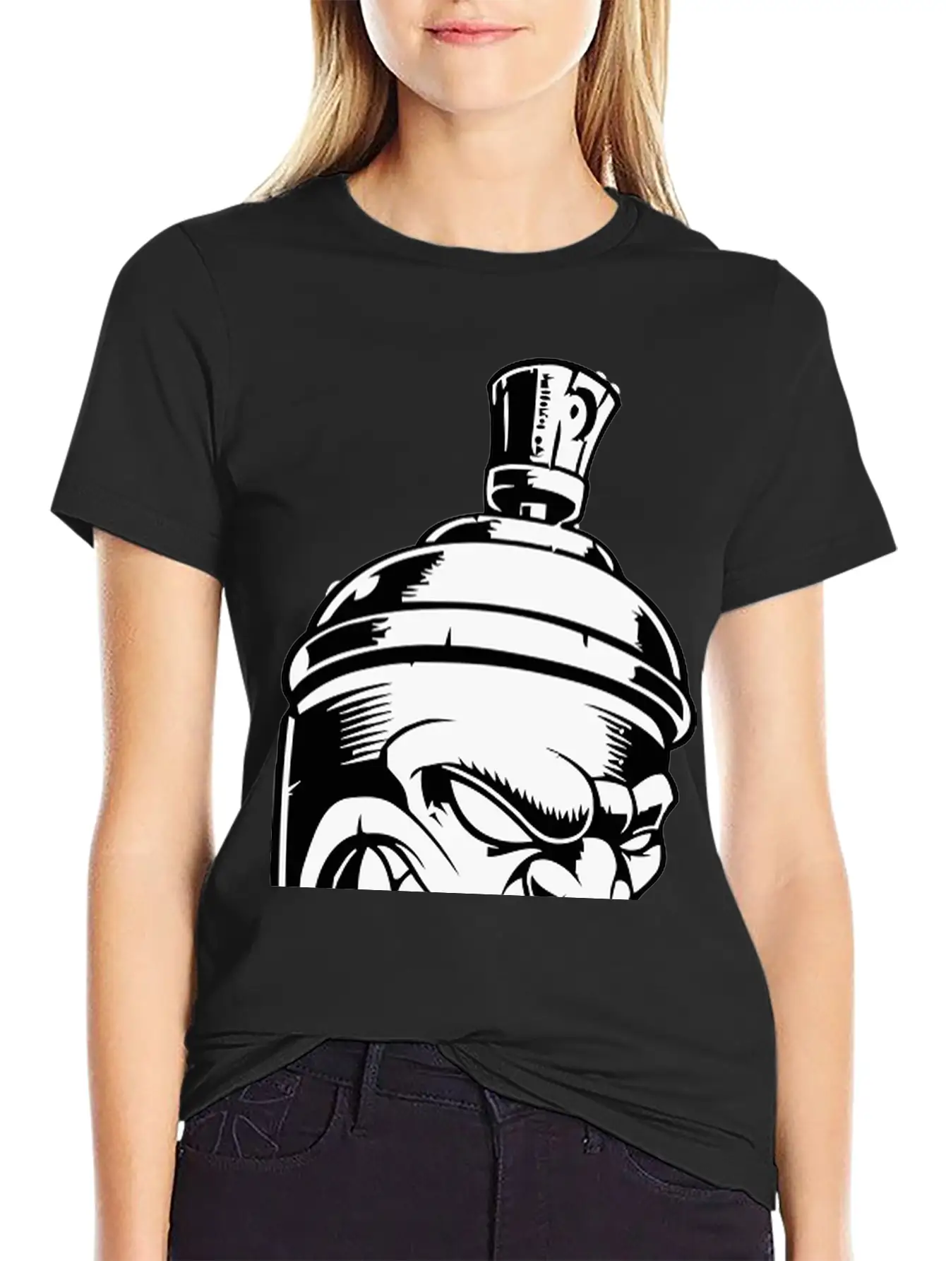 Spray Can Unisex Short Sleeve Soft Cotton T-Shirt – Casual Everyday Wear
