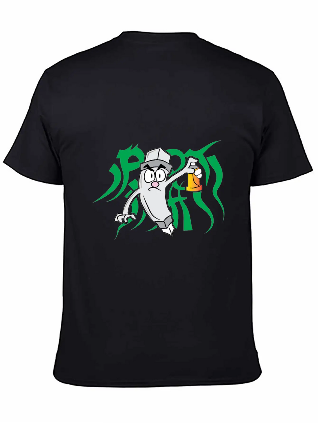 Spray Paint Tribal Essential Cotton Tee For Daily Outfits – Unisex Style