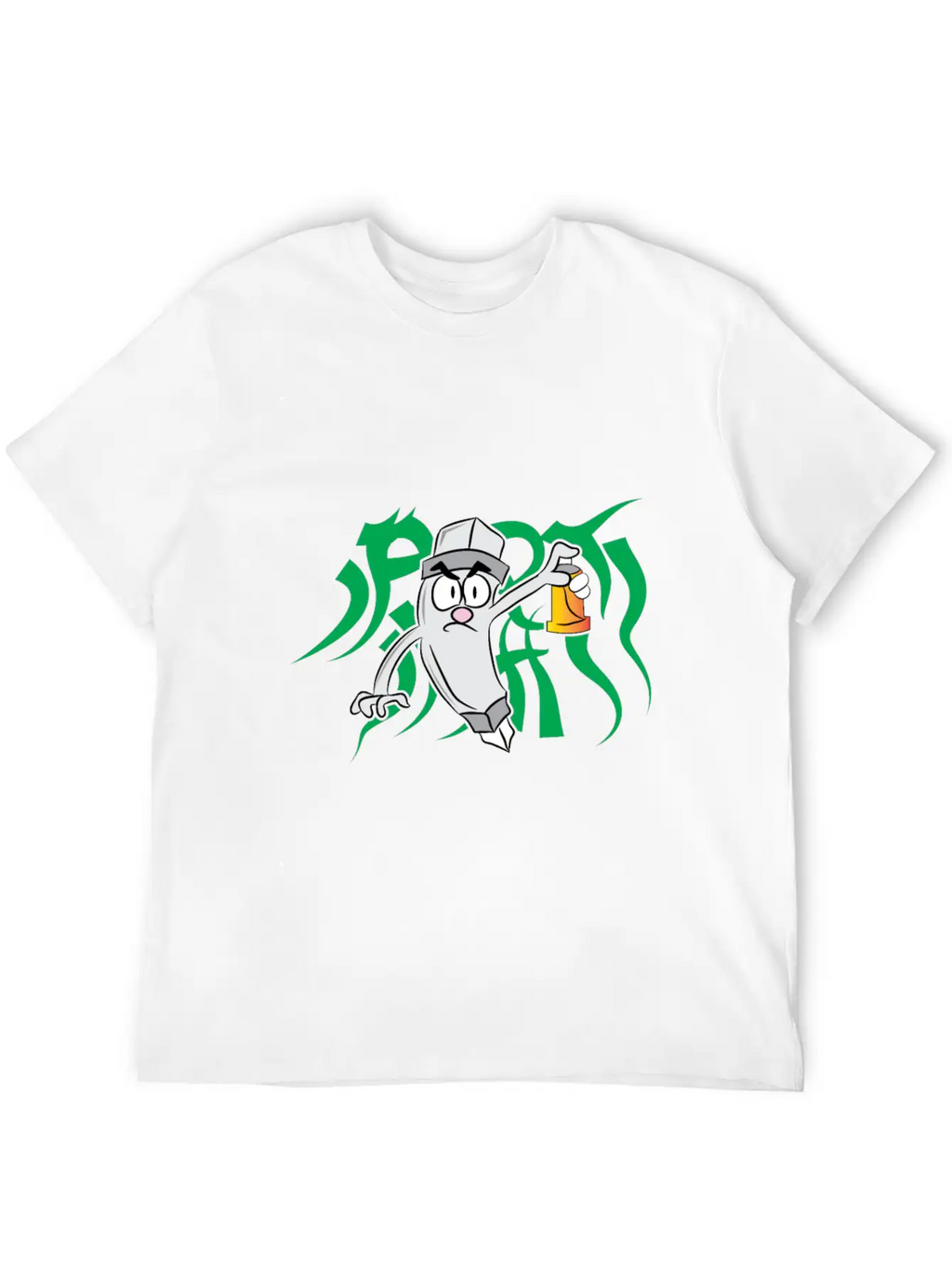 Spray Paint Tribal Essential Cotton Tee For Daily Outfits – Unisex Style