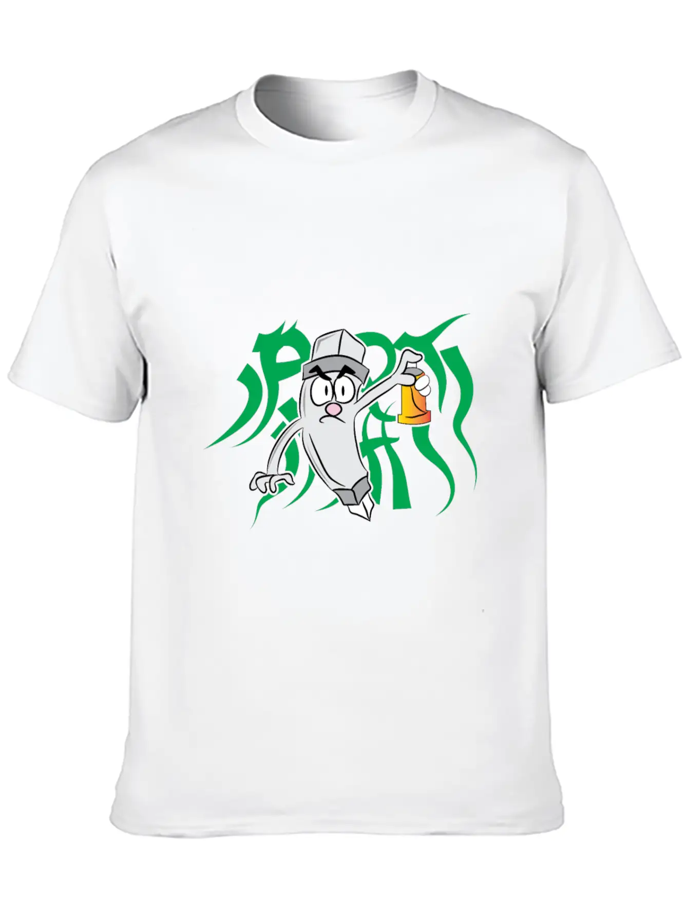 Spray Paint Tribal Essential Cotton Tee For Daily Outfits – Unisex Style