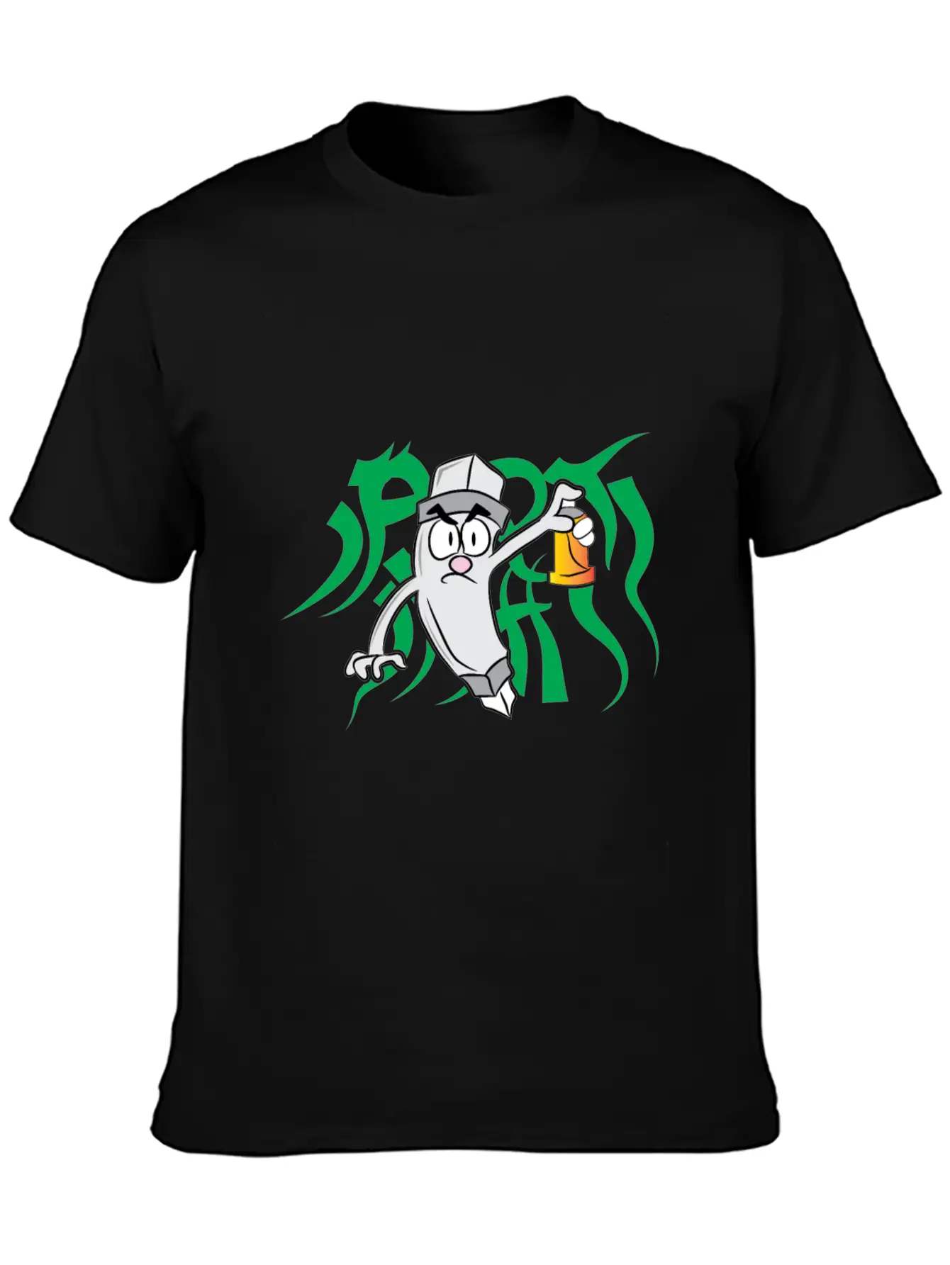 Spray Paint Tribal Essential Cotton Tee For Daily Outfits – Unisex Style