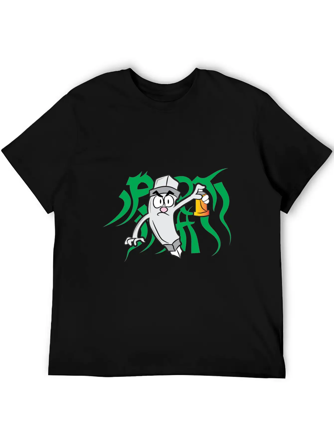 Spray Paint Tribal Essential Cotton Tee For Daily Outfits – Unisex Style