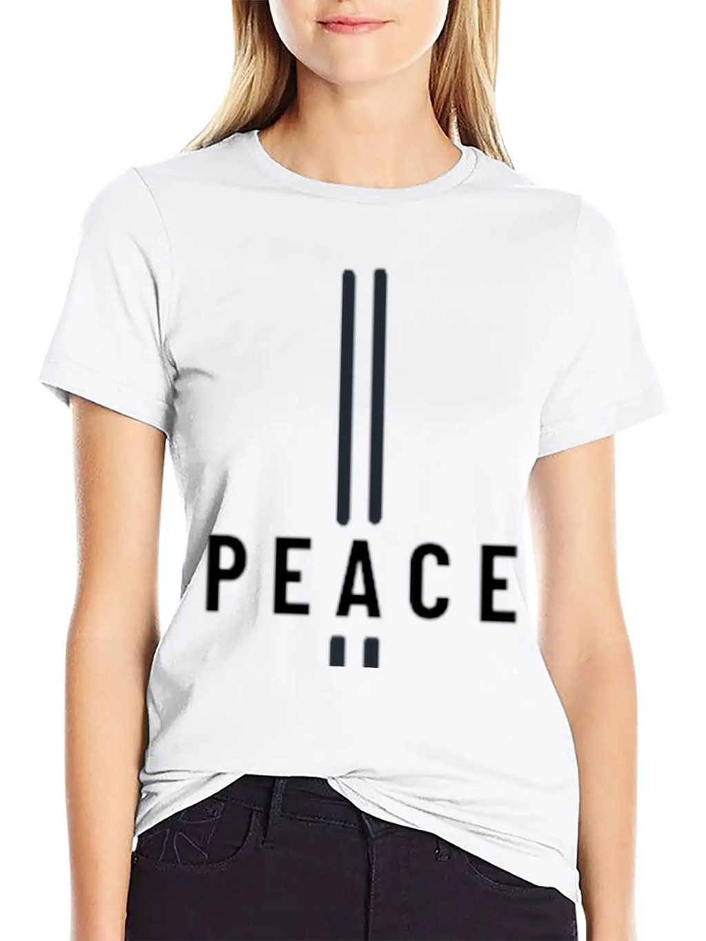 Spread Peace With Our Signature 'Peace' Design Stylish Everyday T-Shirt – Unisex Basic Cotton Tee