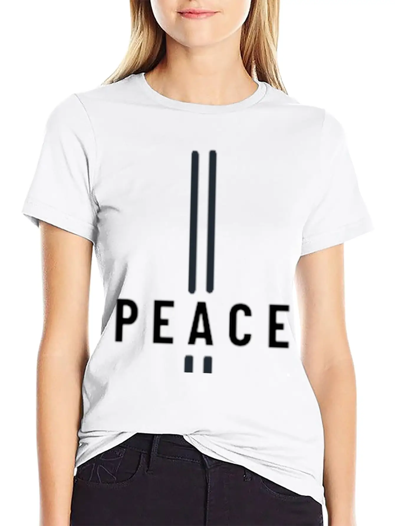Spread Peace With Our Signature 'Peace' Design Stylish Everyday T-Shirt – Unisex Basic Cotton Tee