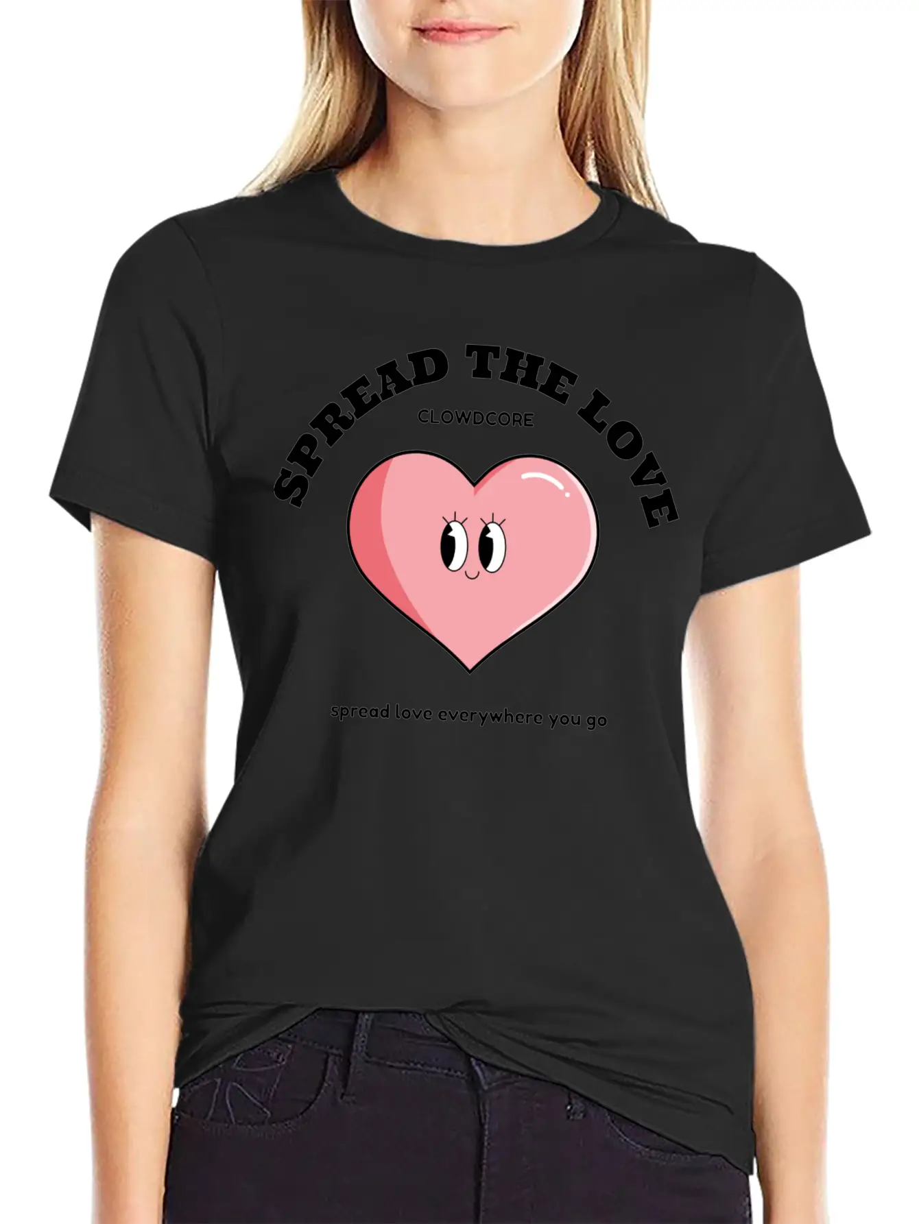 SPREAD THE LOVE Unisex Casual T-Shirt – Clean Design For Daily Comfort