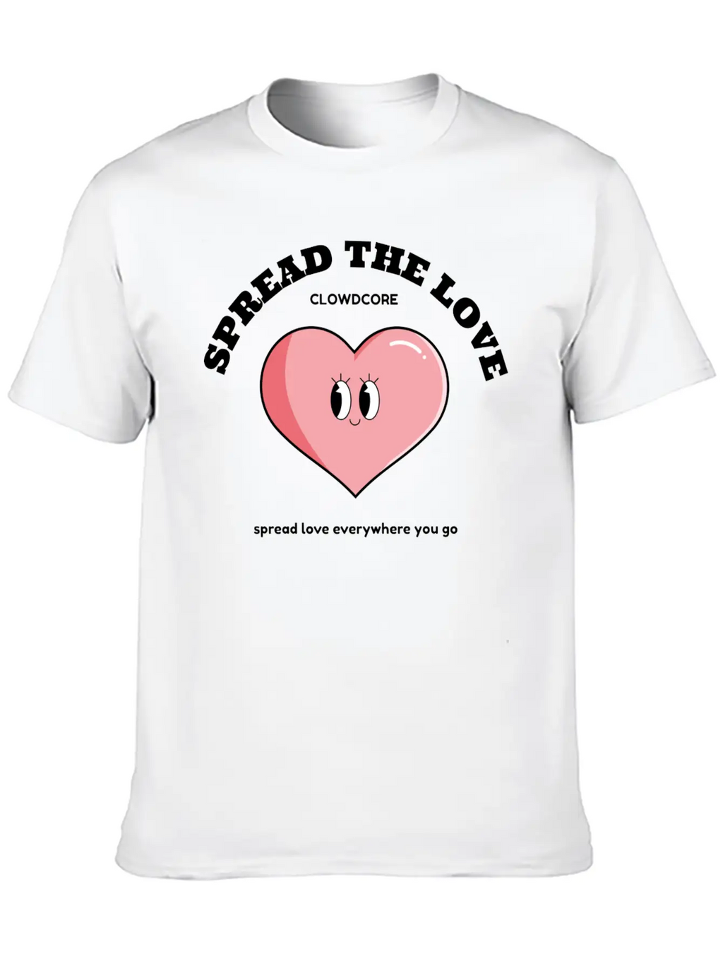 SPREAD THE LOVE Unisex Casual T-Shirt – Clean Design For Daily Comfort