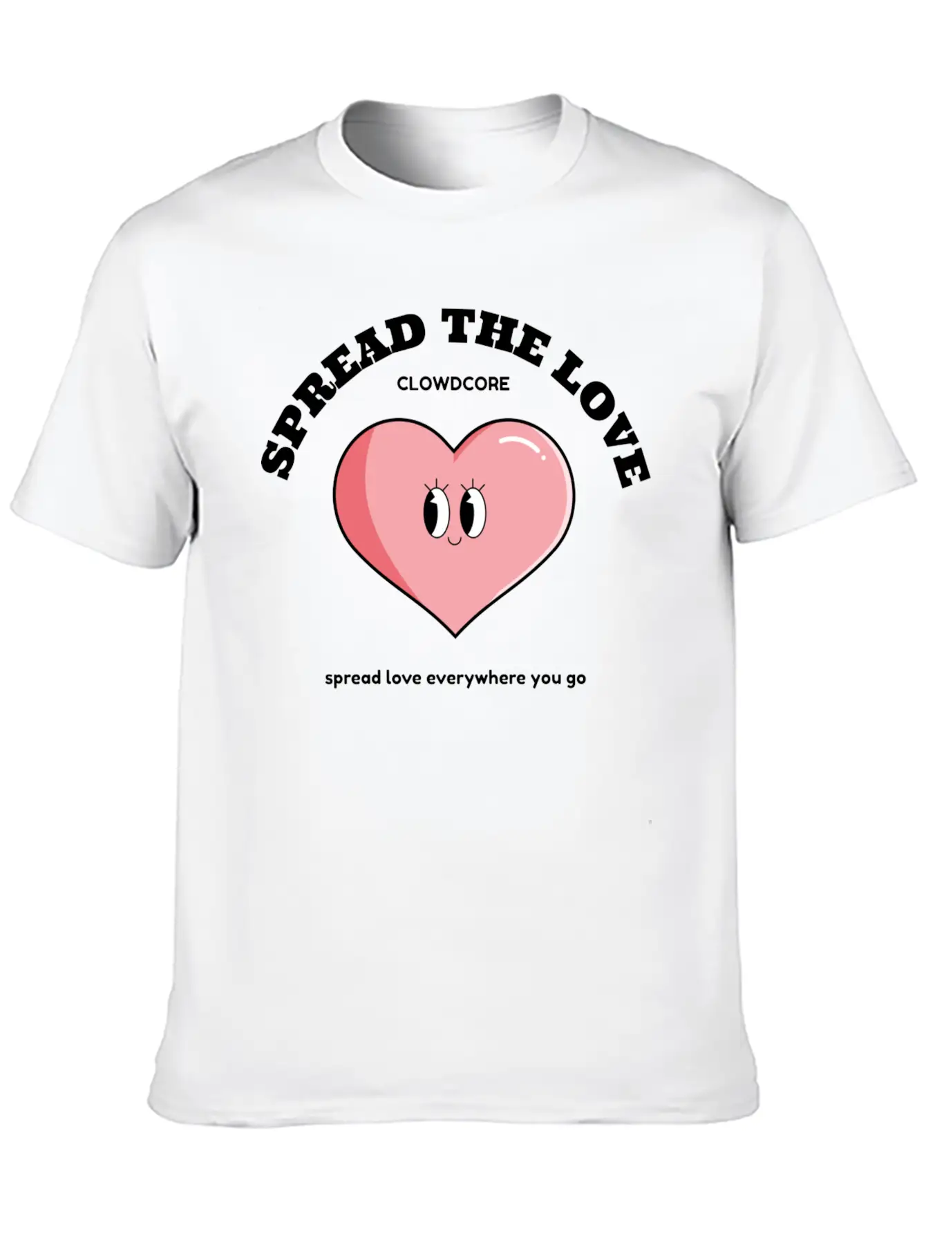 SPREAD THE LOVE Unisex Casual T-Shirt – Clean Design For Daily Comfort