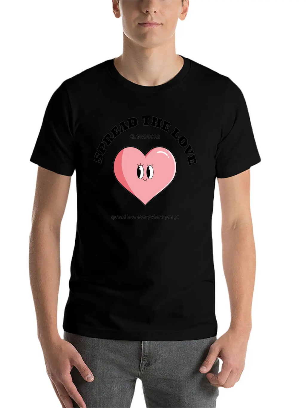 SPREAD THE LOVE Unisex Casual T-Shirt – Clean Design For Daily Comfort