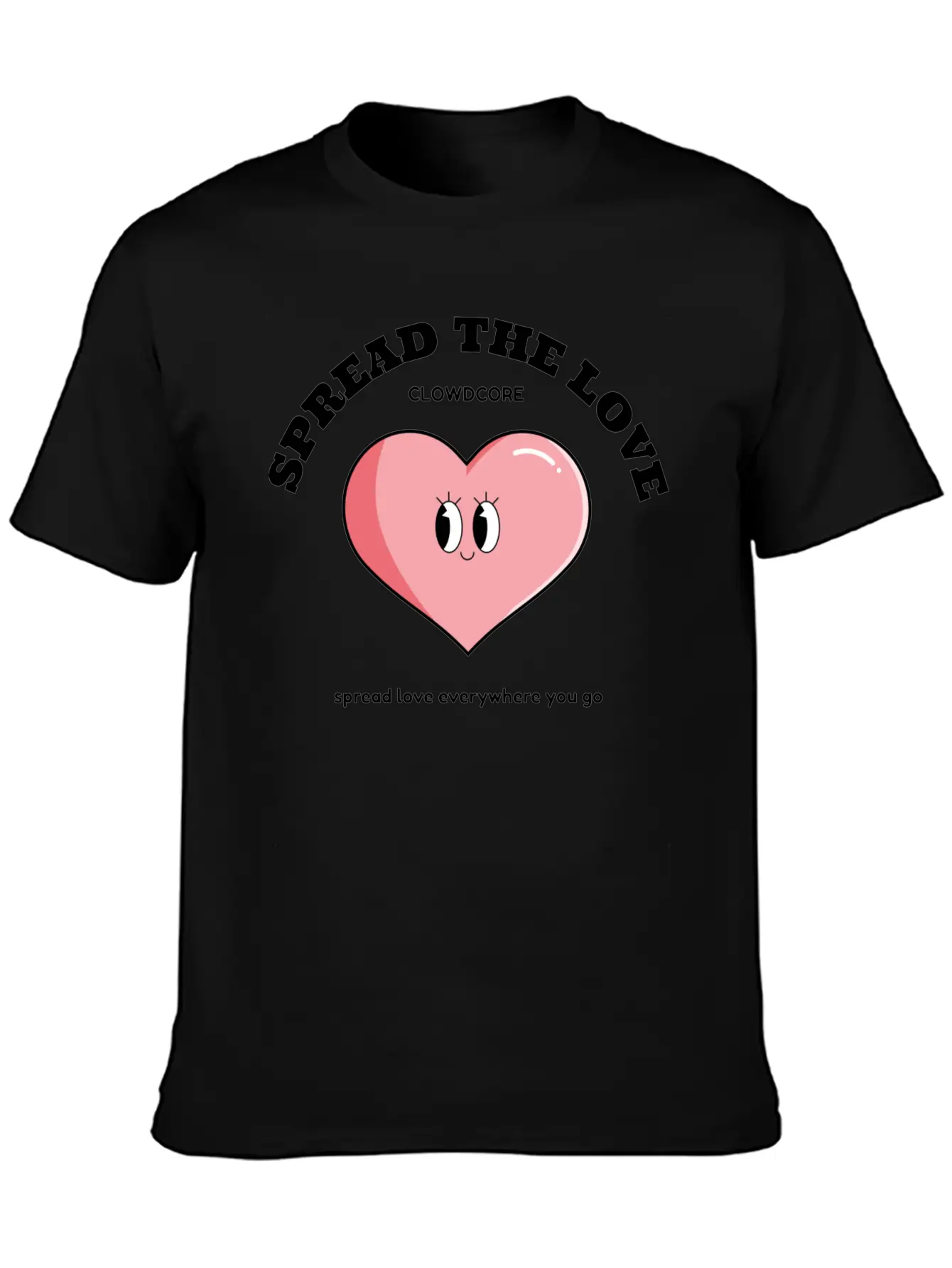 SPREAD THE LOVE Unisex Casual T-Shirt – Clean Design For Daily Comfort