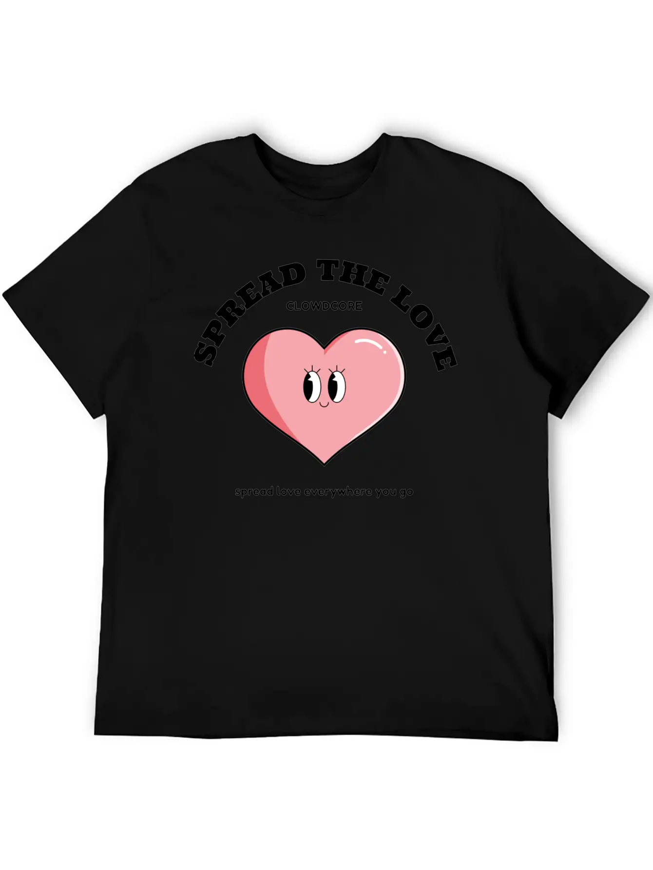 SPREAD THE LOVE Unisex Casual T-Shirt – Clean Design For Daily Comfort