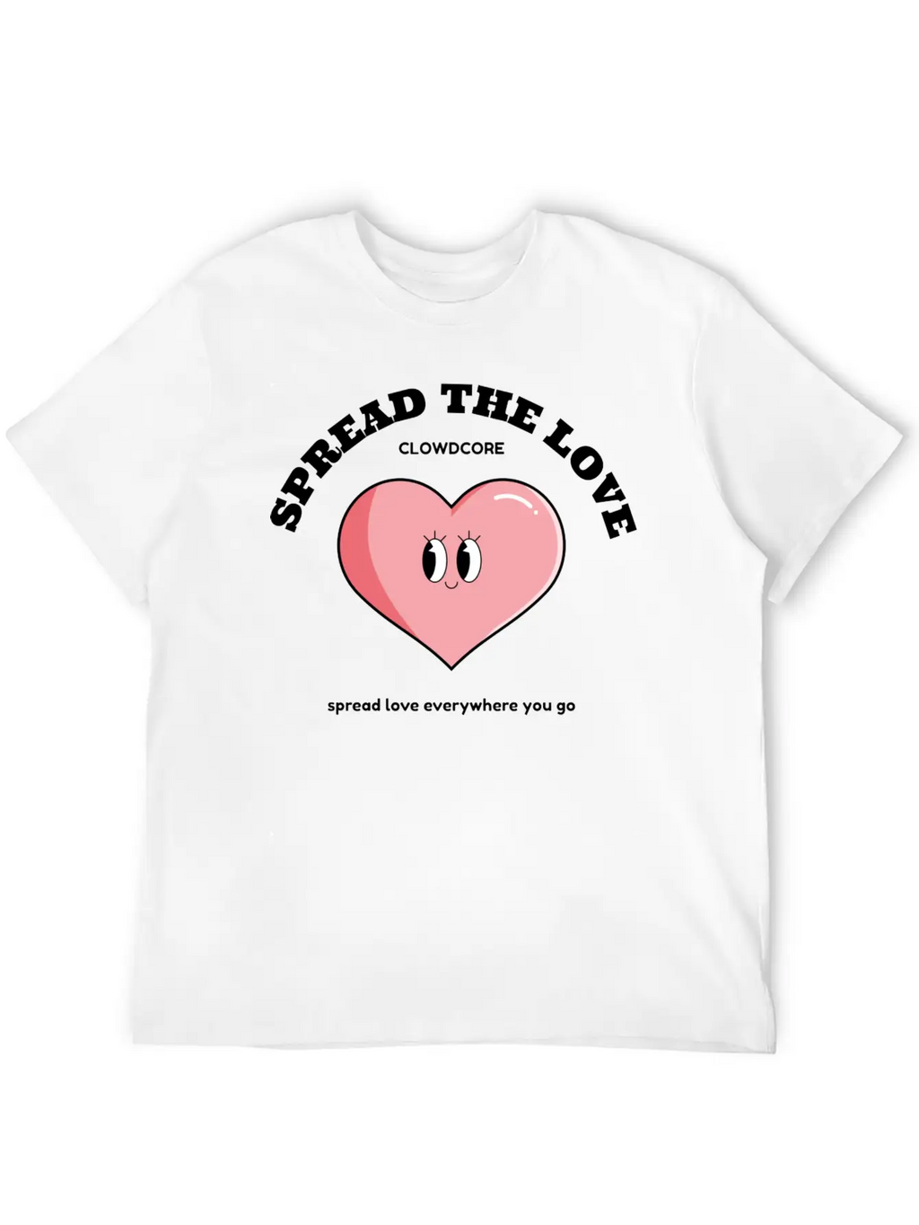 SPREAD THE LOVE Unisex Casual T-Shirt – Clean Design For Daily Comfort