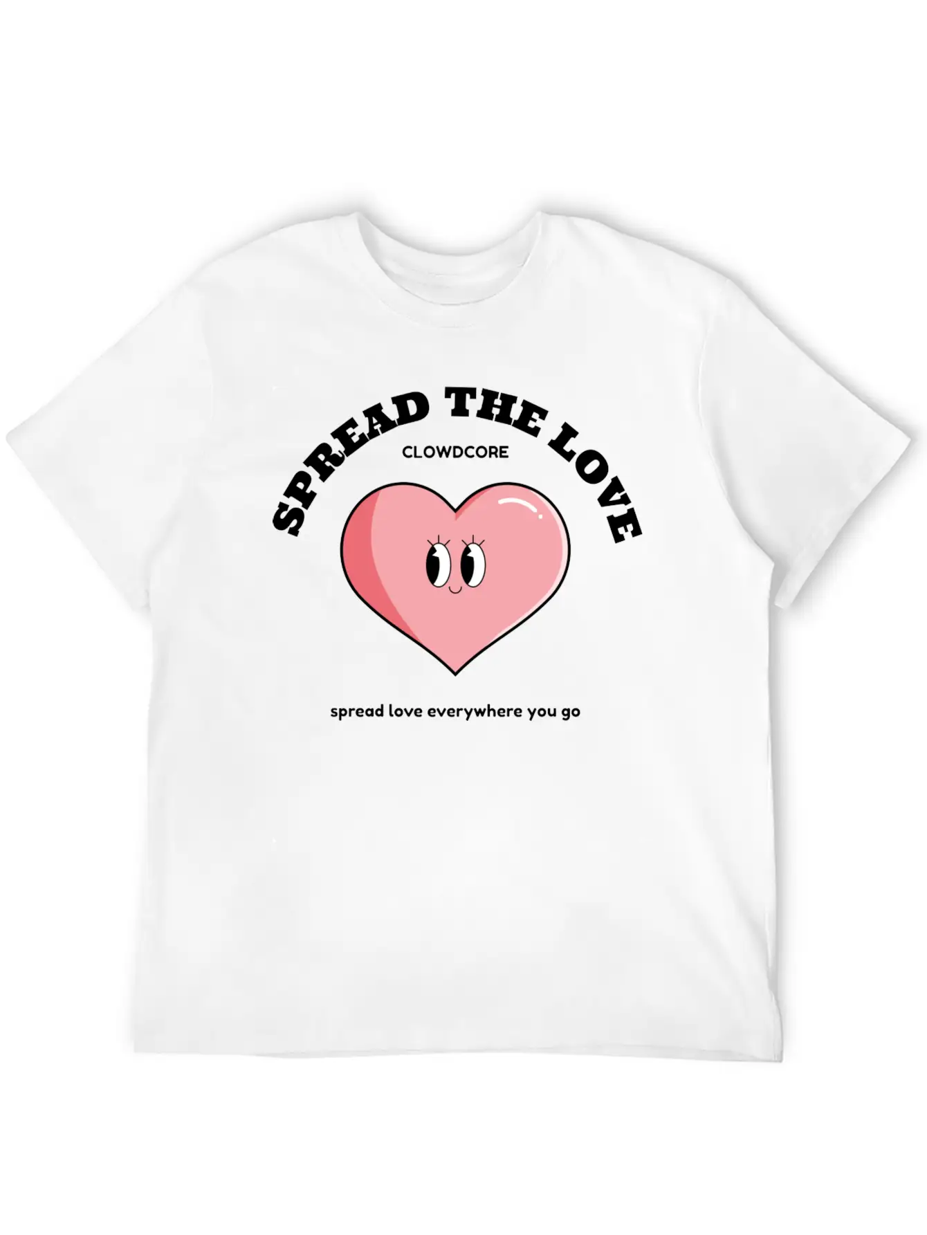 SPREAD THE LOVE Unisex Casual T-Shirt – Clean Design For Daily Comfort