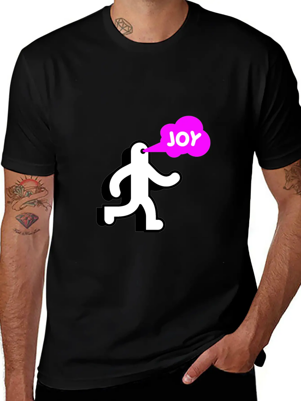 Spreading JOY Essential Cotton Tee For Daily Outfits – Unisex Style