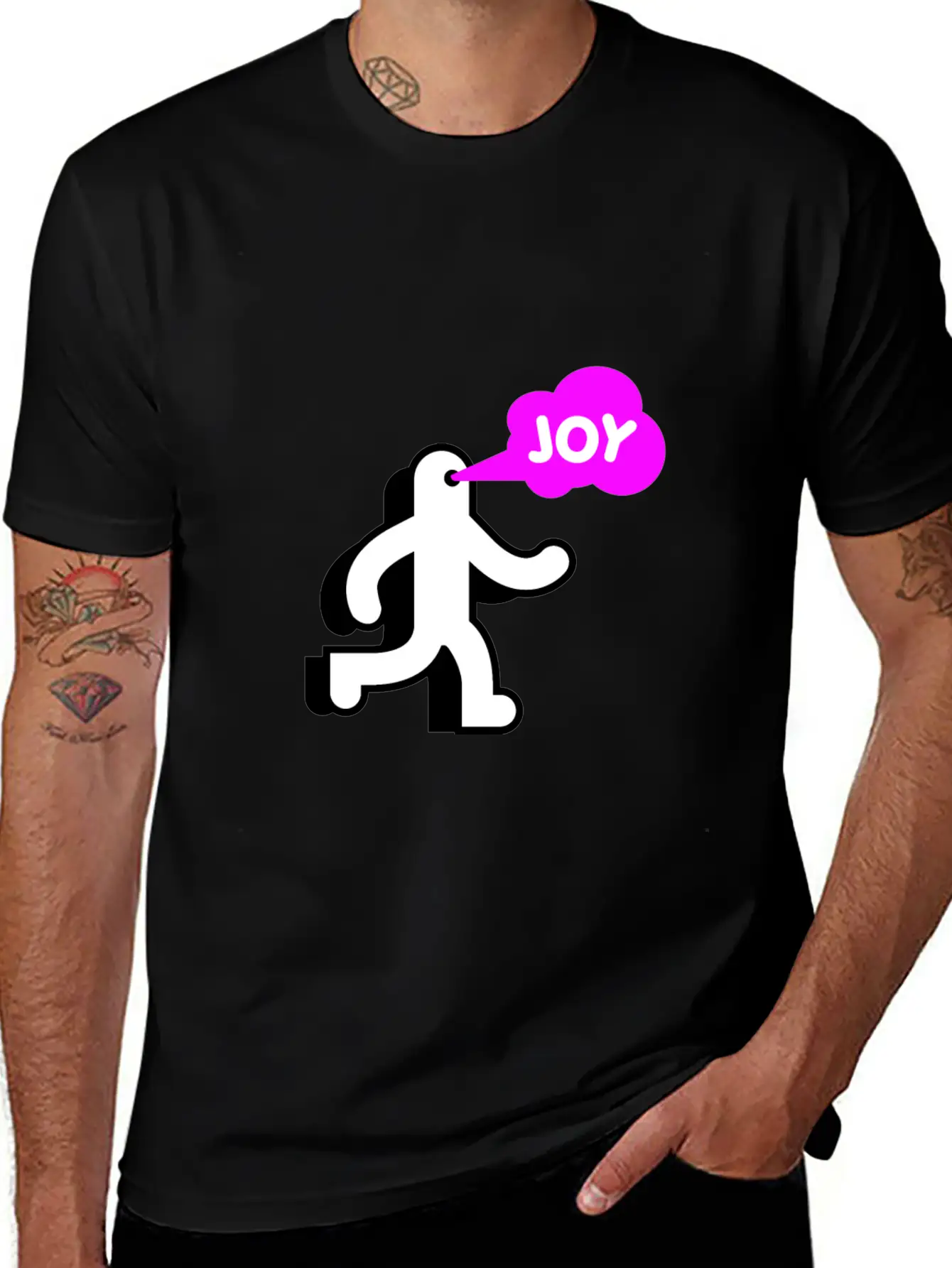 Spreading JOY Essential Cotton Tee For Daily Outfits – Unisex Style